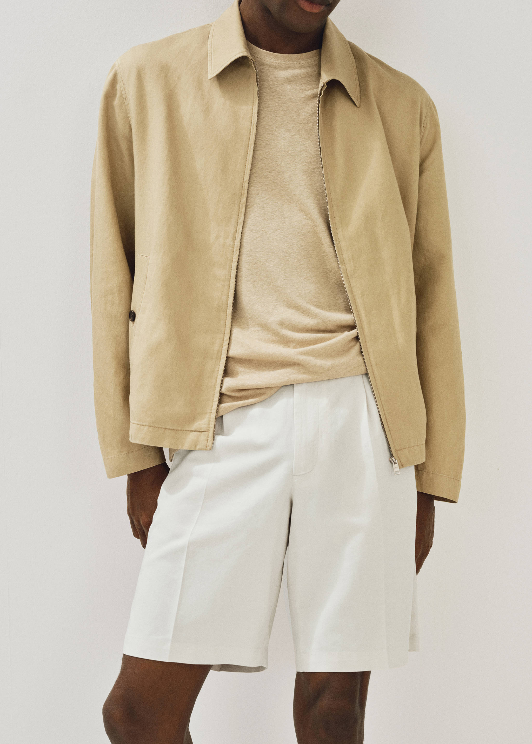 Veste lin fermeture Éclair - Détail de l'article 3