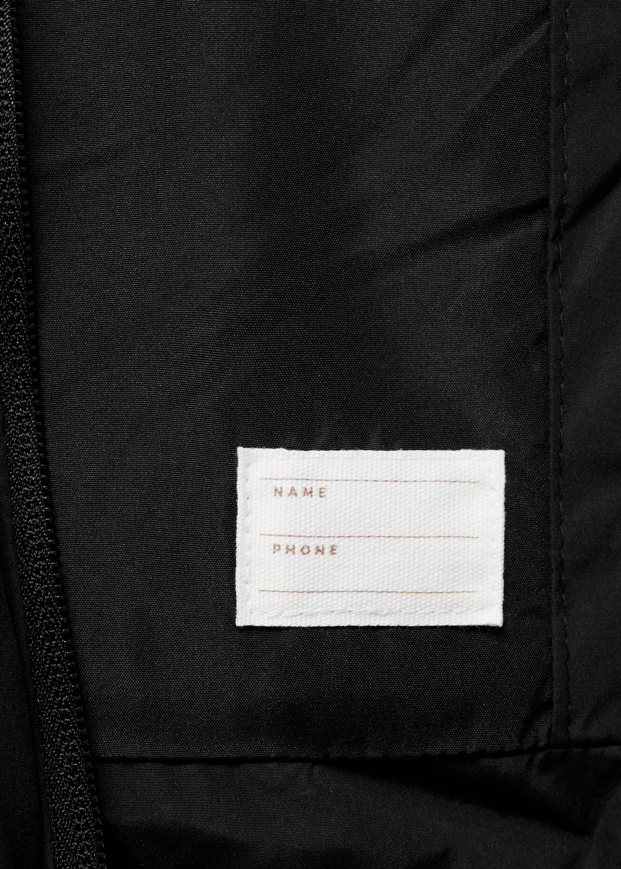 Long hooded waistcoat - Details of the article 0