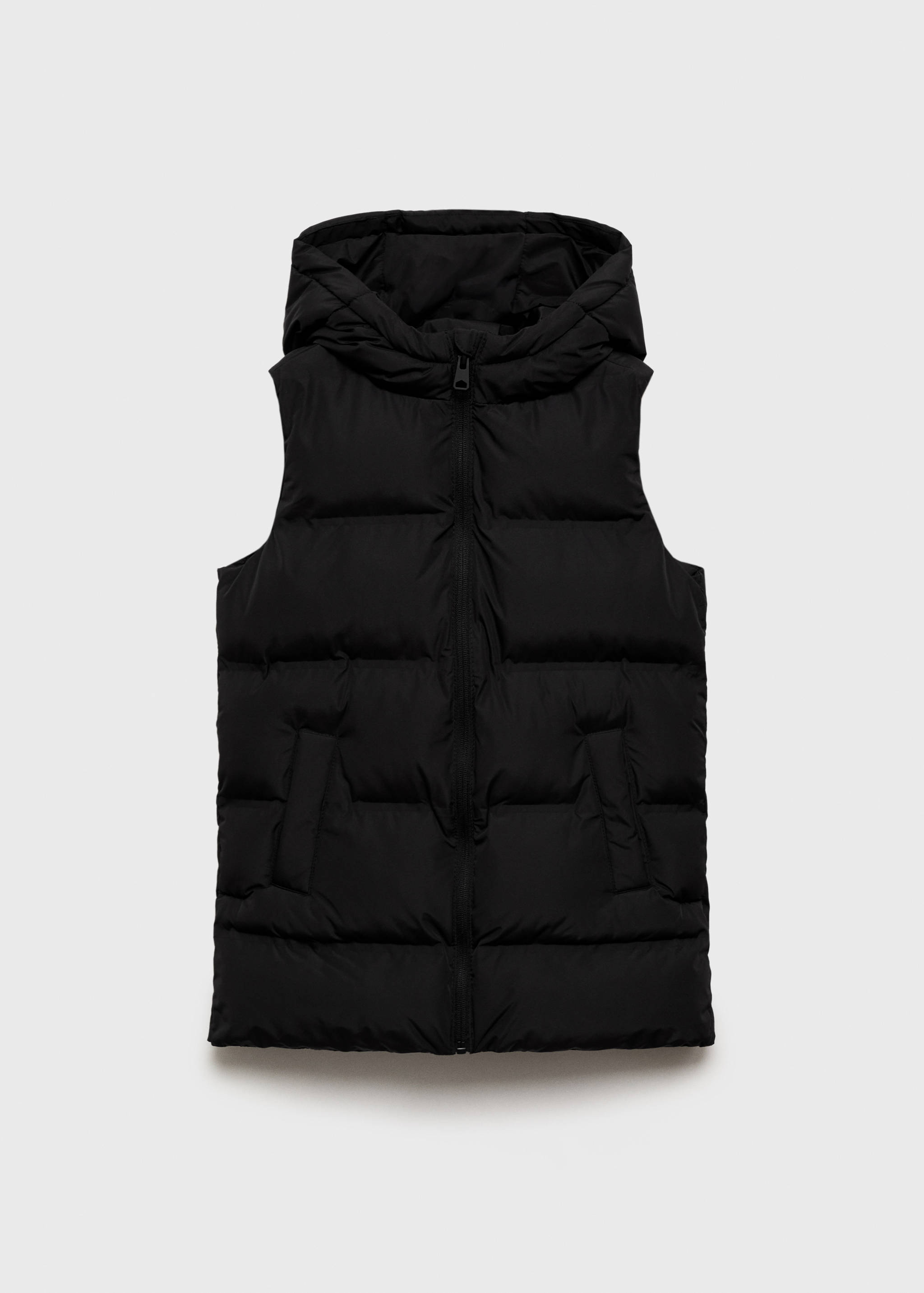Long hooded waistcoat - Article without model