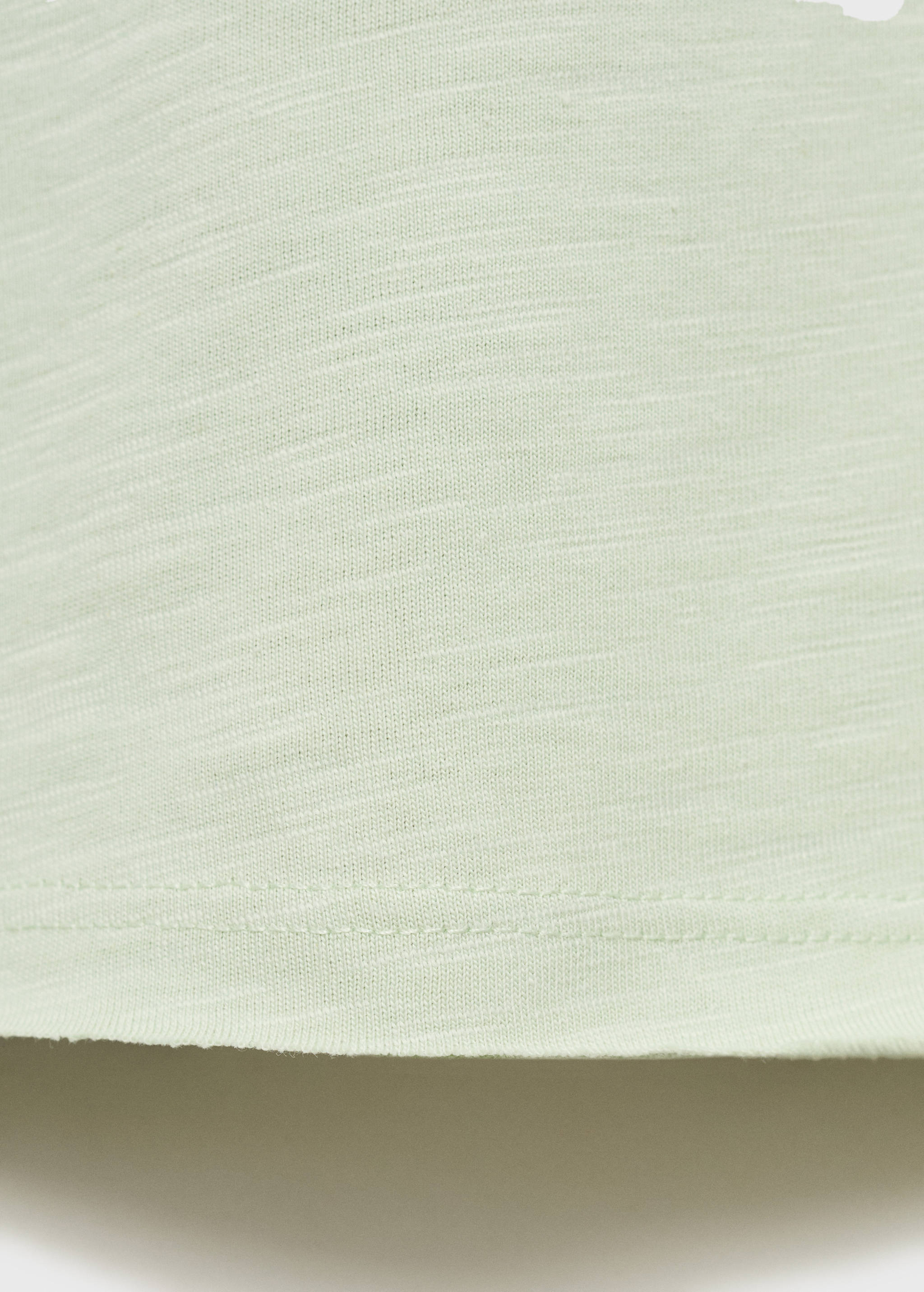 T-shirt détail de bouton en nacre - Détail de l'article 0