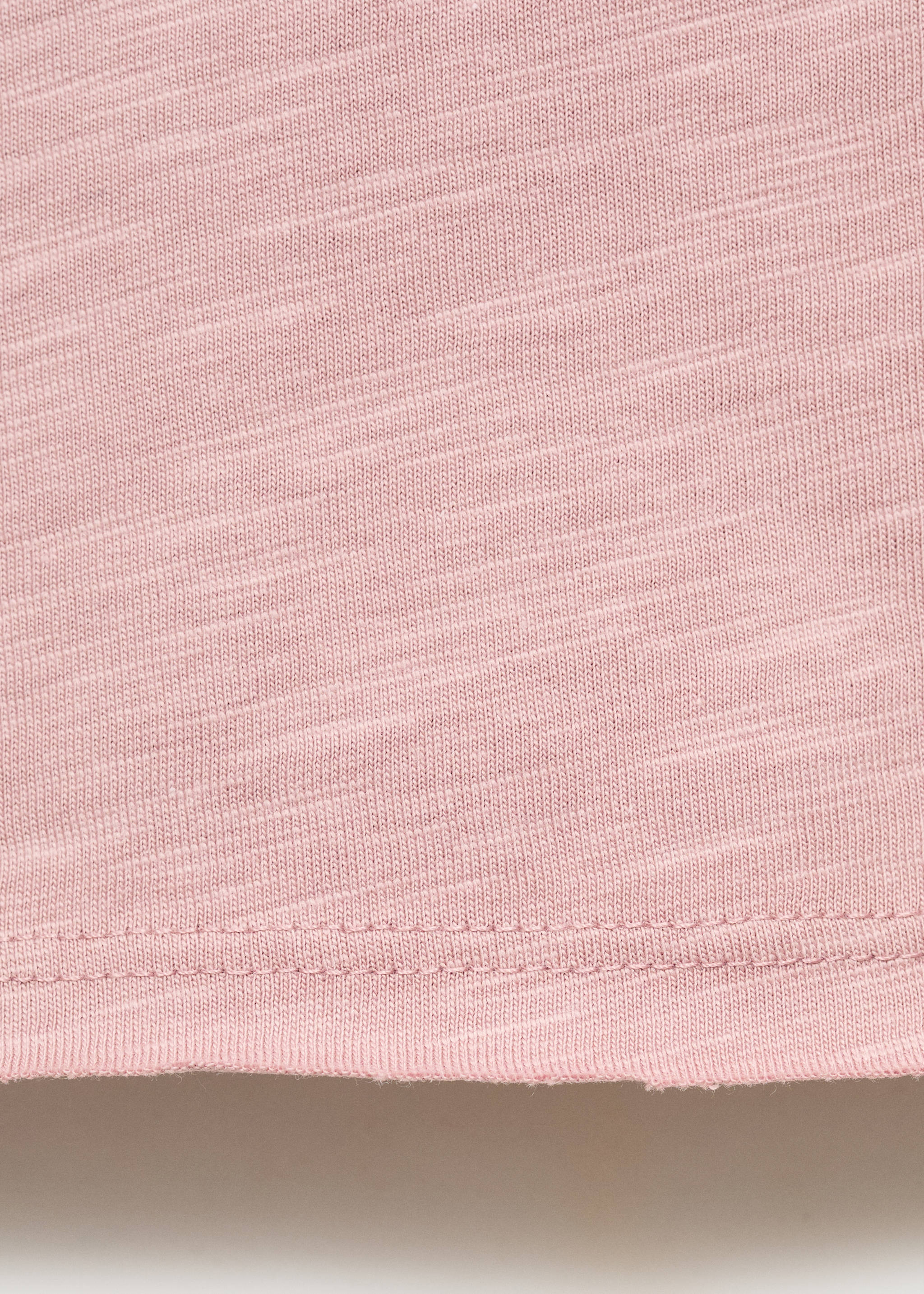 T-shirt détail de bouton en nacre - Détail de l'article 0