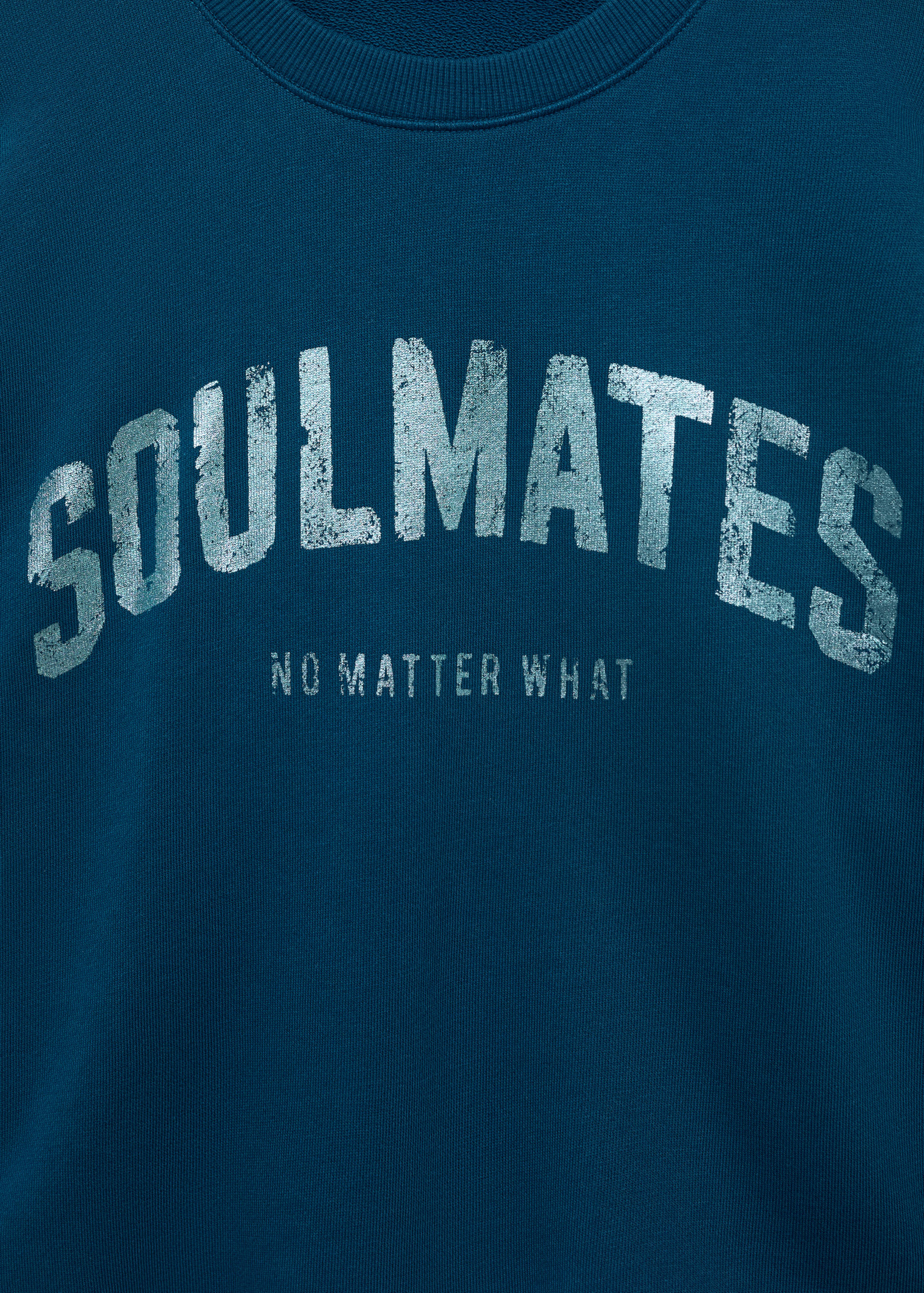 Printed sweatshirt with cut-out - Details of the article 0