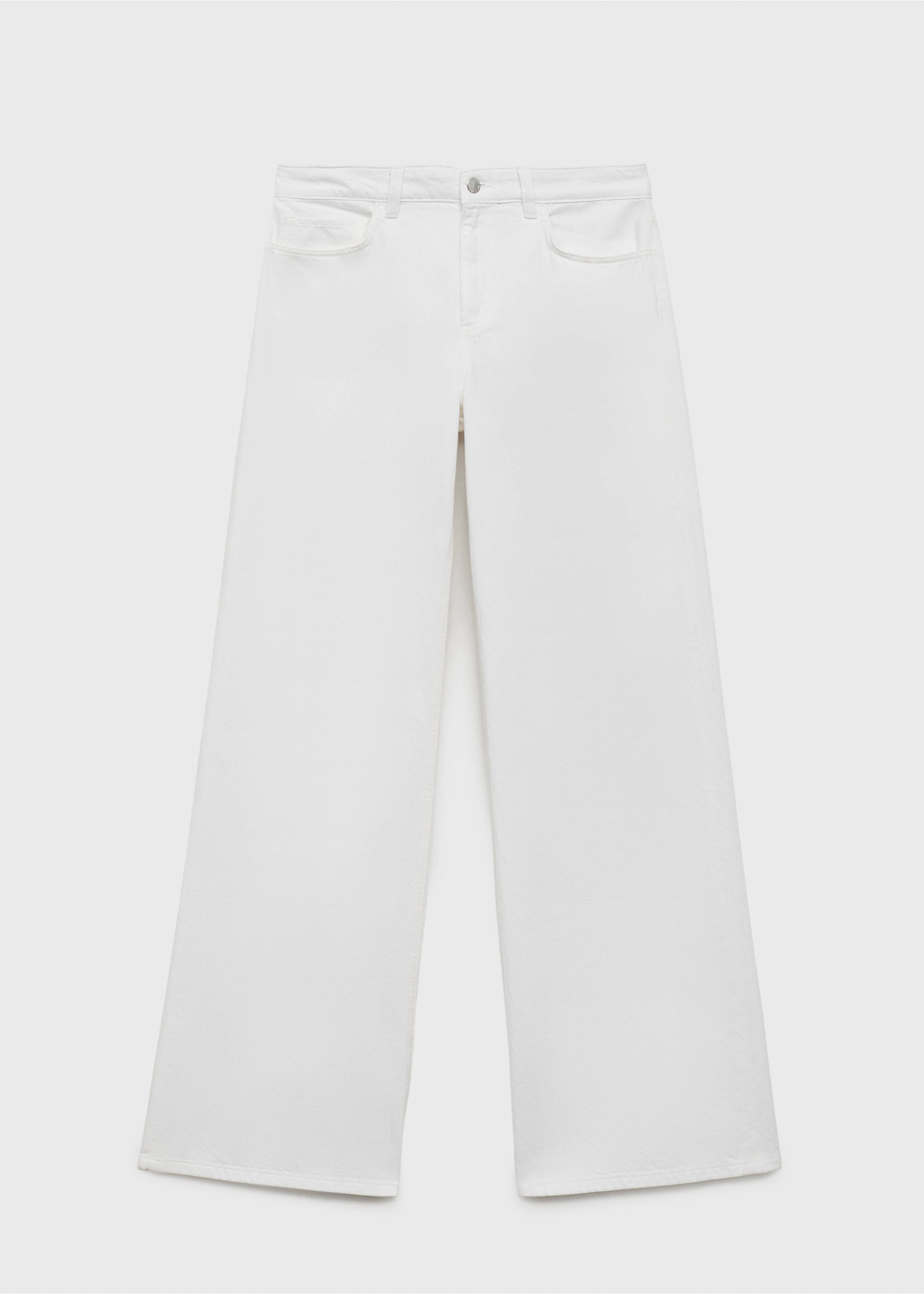 Low-rise wideleg jeans - Article without model, White. Ref: 17042903-00.