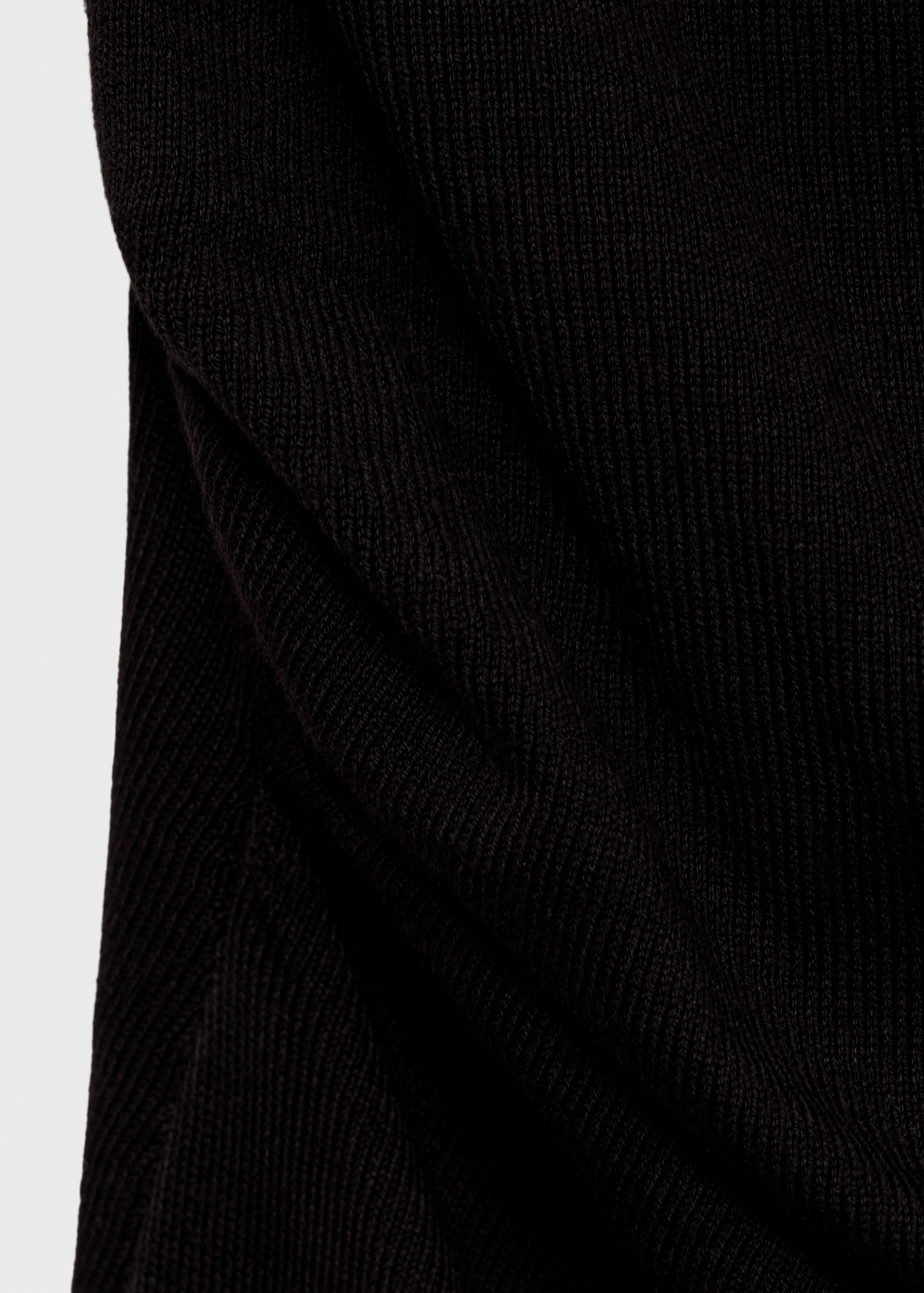 Draped knitted top - Details of the article 0