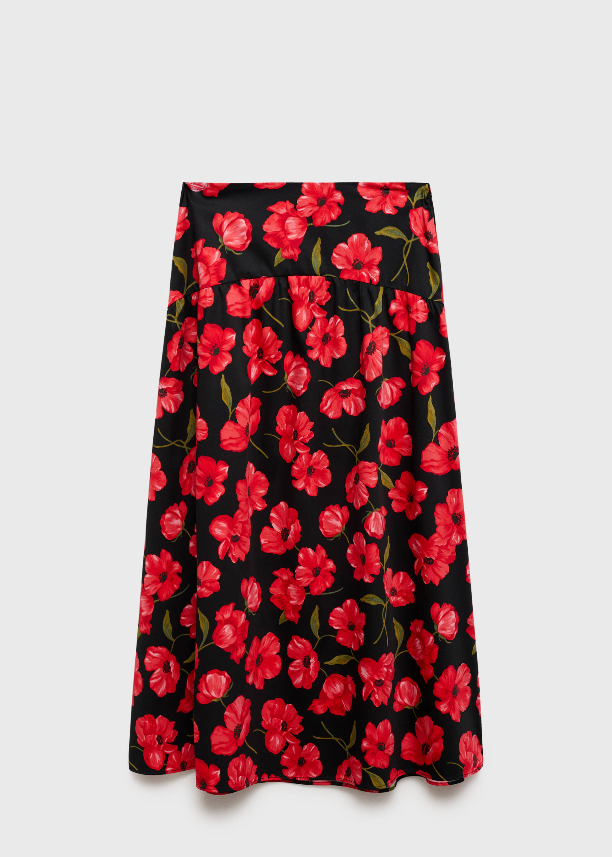Floral-print flared skirt - Article without model