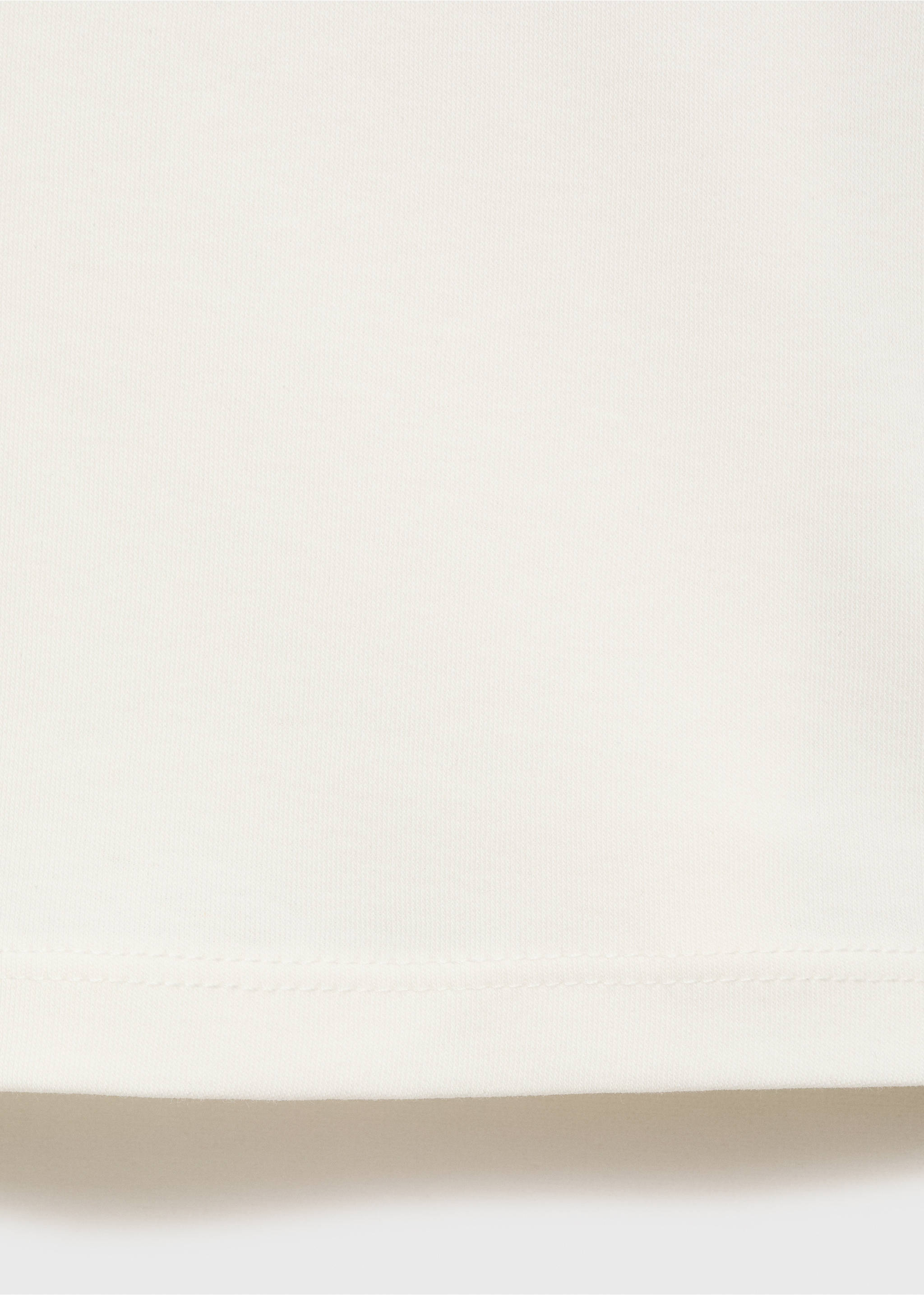 Floral-embroidered cotton t-shirt - Details of the article 0, Off White. Ref: 17042908-00.