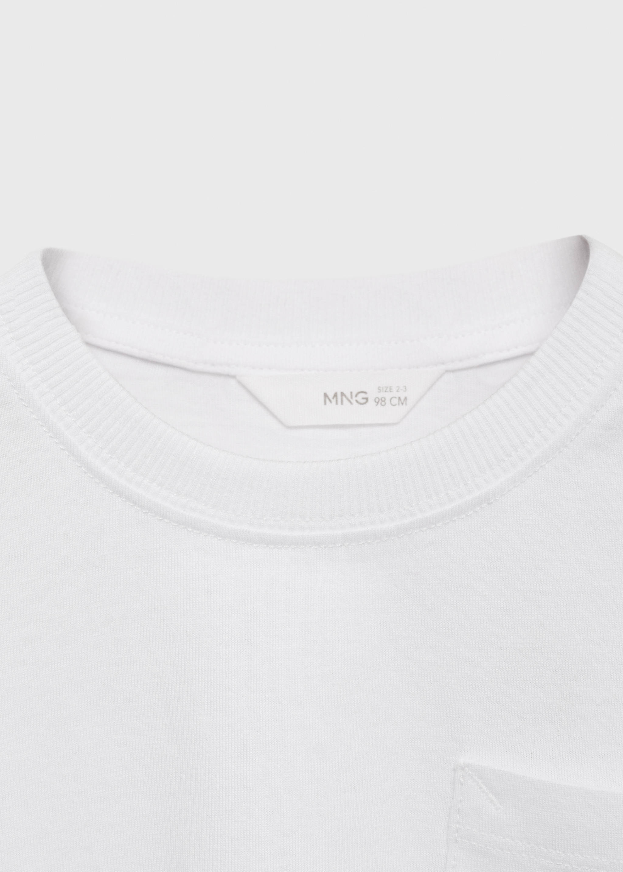Pocket cotton T-shirt - Details of the article 8
