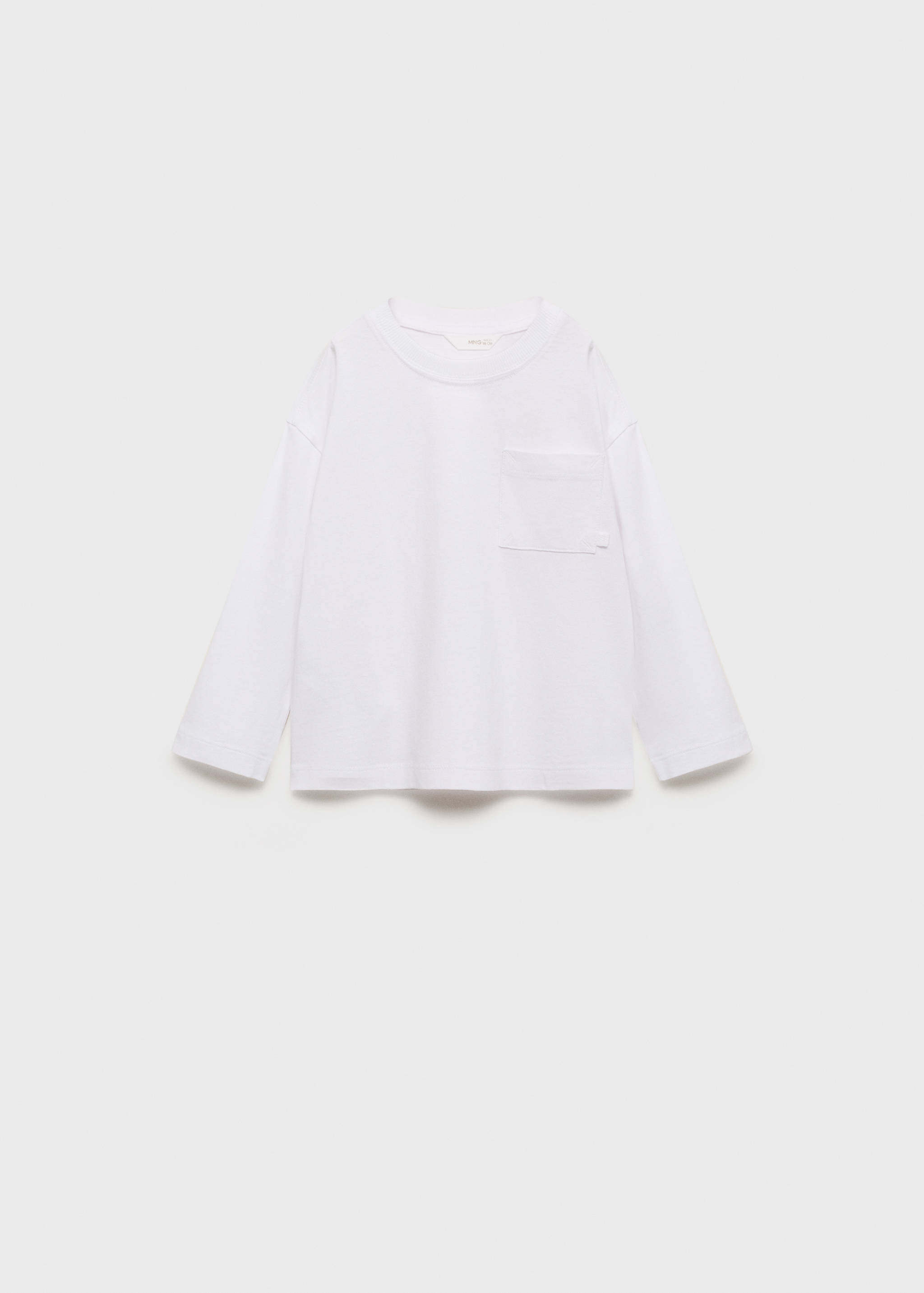 Pocket cotton T-shirt - Article without model