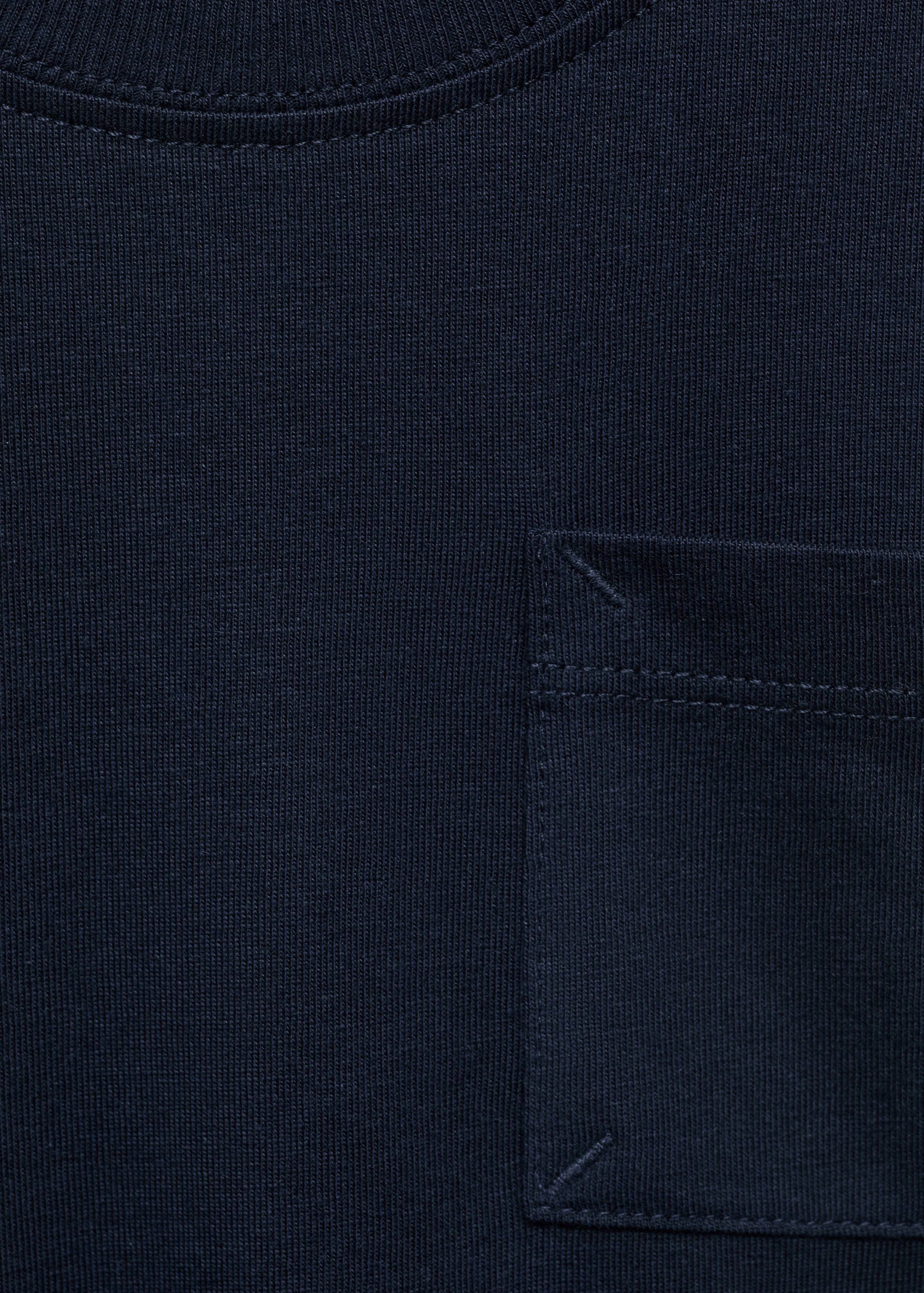Pocket cotton T-shirt - Details of the article 8