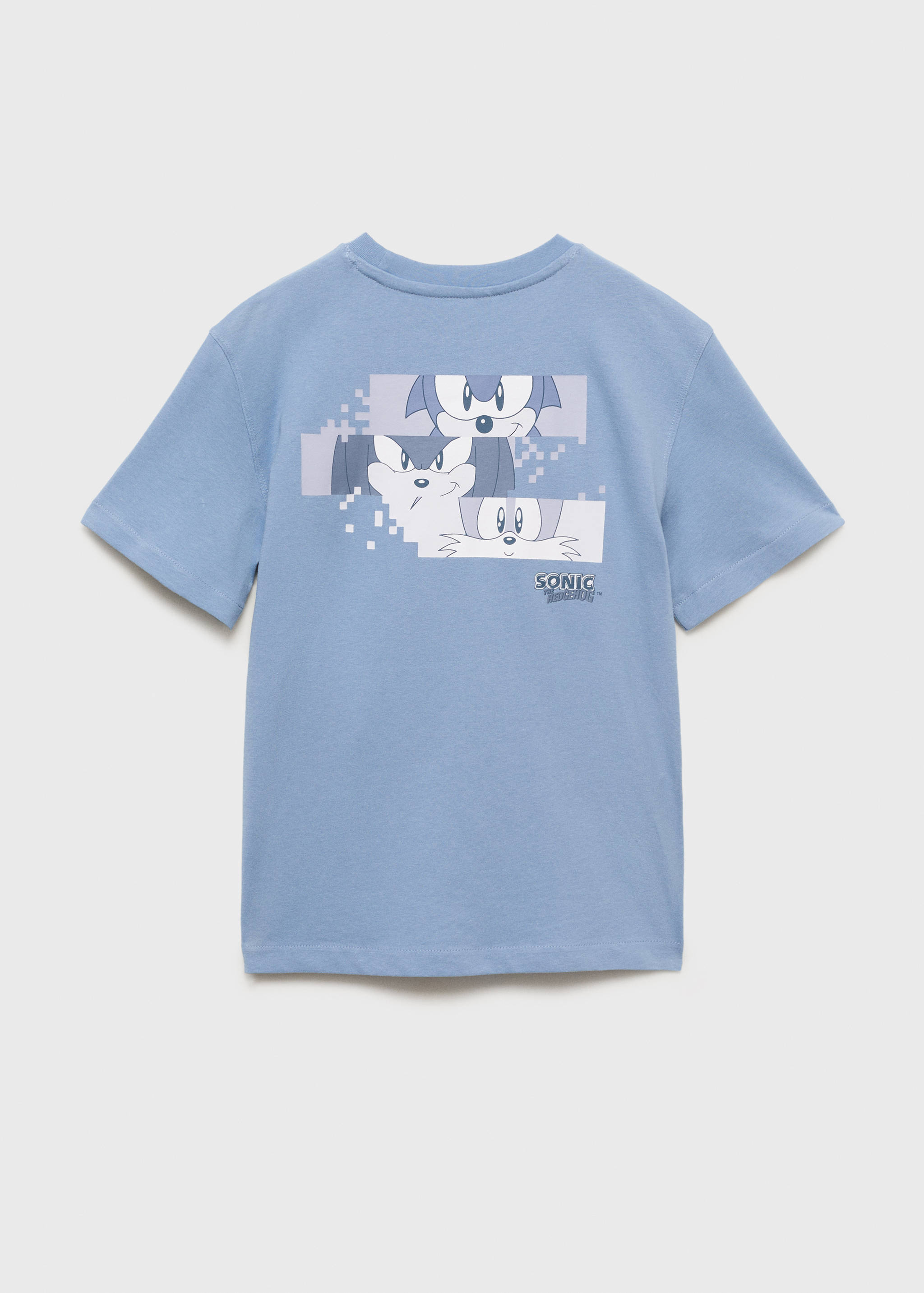 Embossed Sonic t-shirt - Reverse of the article