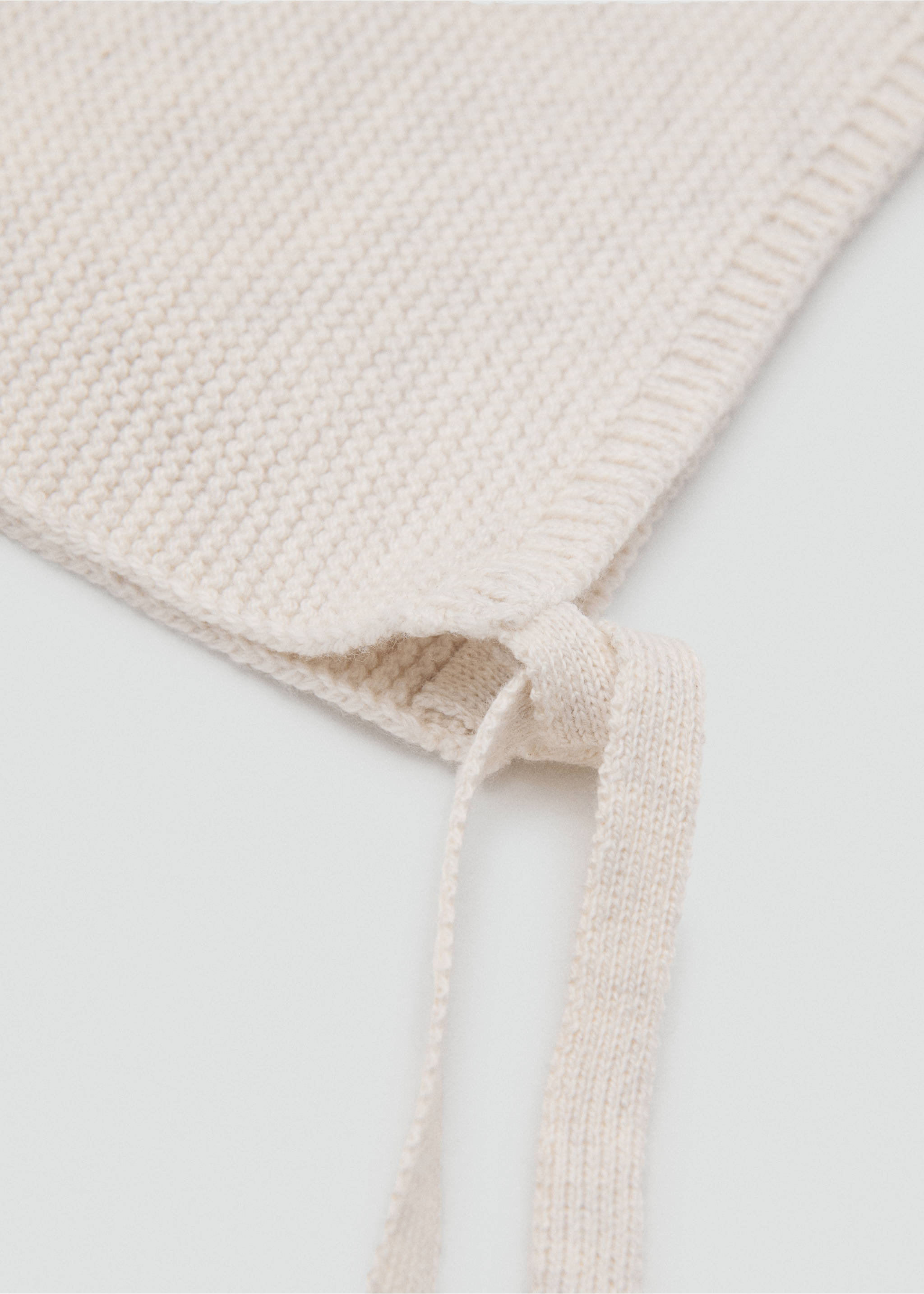 Strickmütze - Mittlere Ansicht, Sandfarben. Ref: 17042915-00.