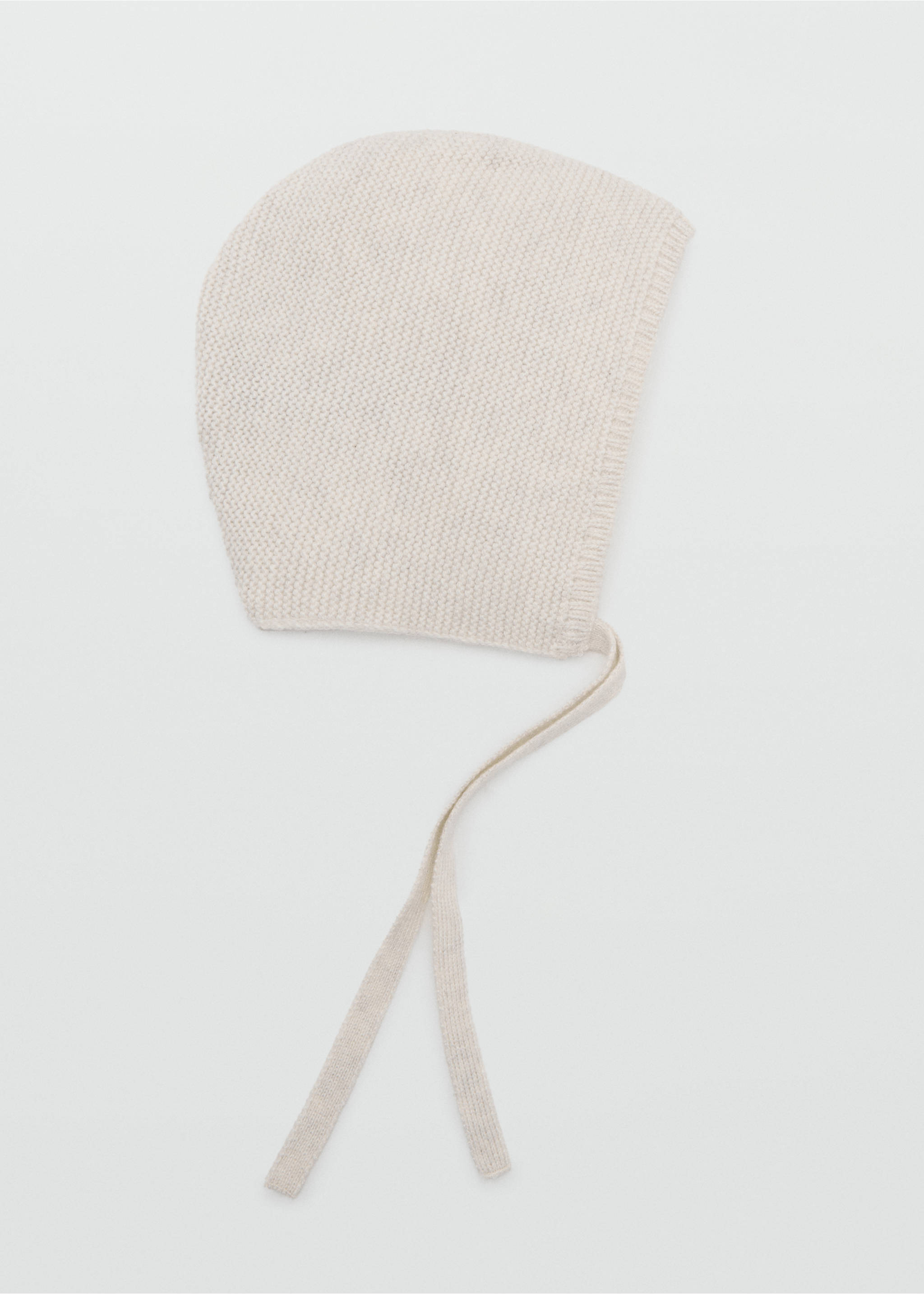 Knitted bonnet - Article without model, Sand. Ref: 17042915-00.