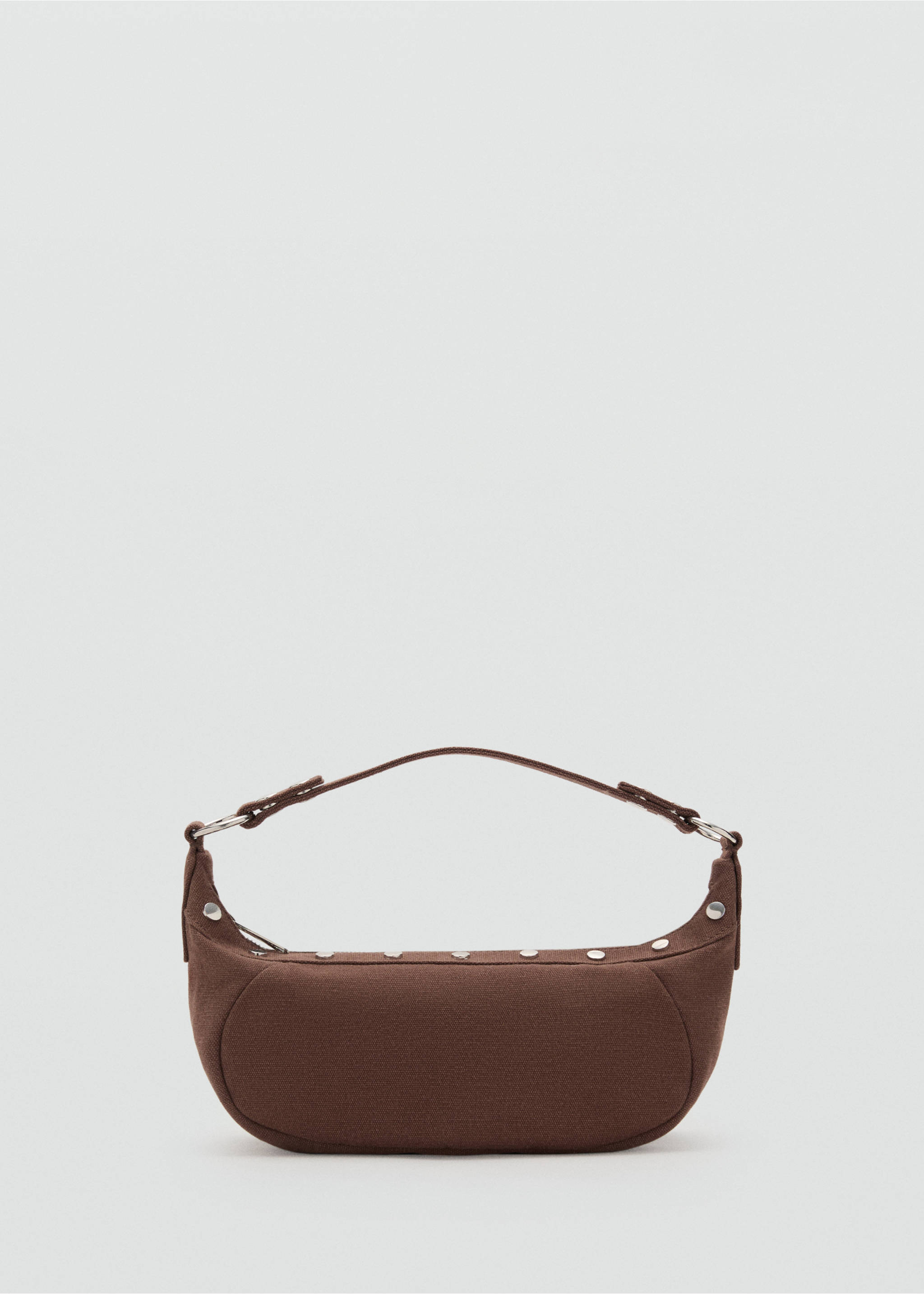 Studded shoulder bag - Article without model, Chocolate. Ref: 17042919-00.