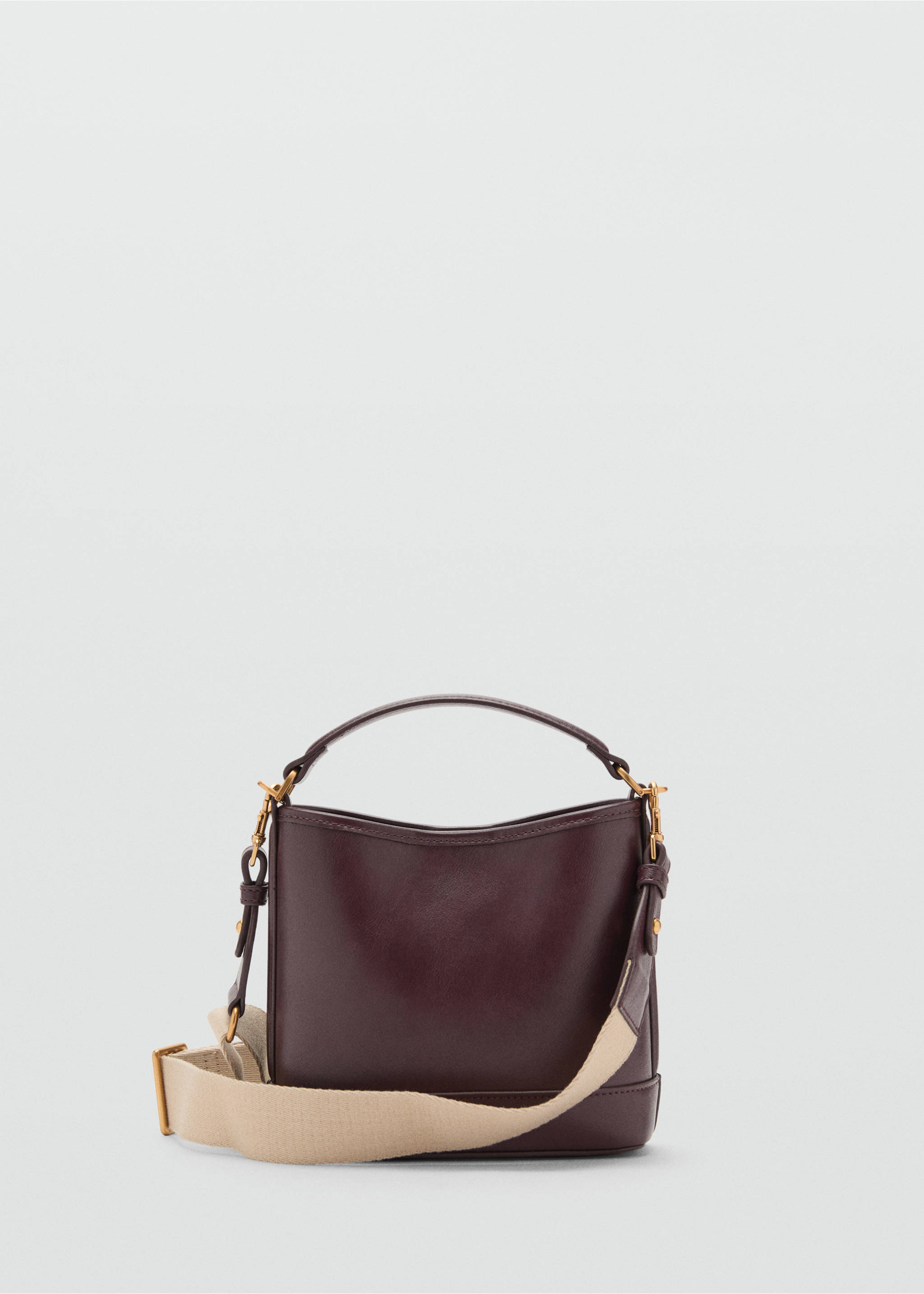 Bolso bucket tamaño pequeño - Artículo sin modelo, Burdeos. Ref: 17042924-00.