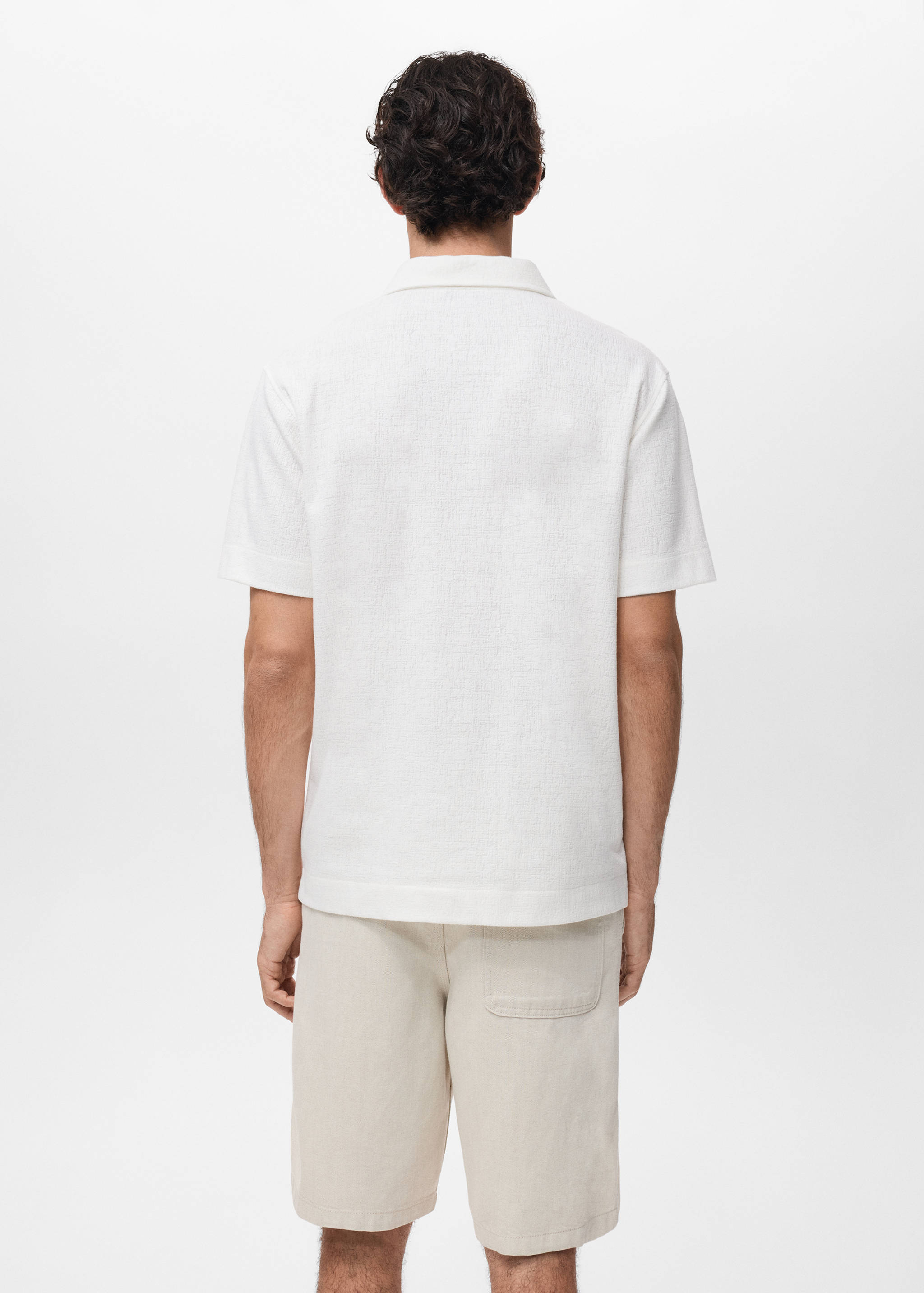 Polo maille structure - Verso de l’article