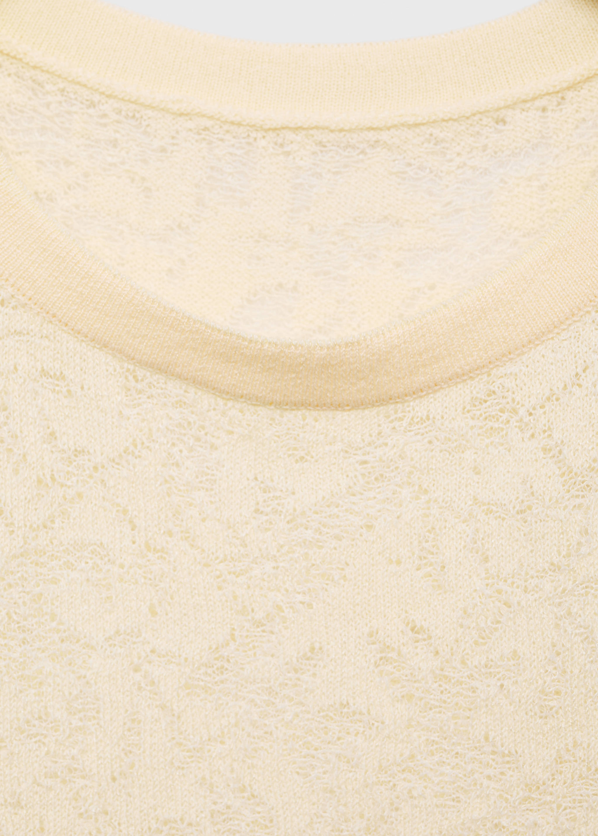 Openwork knit top - Details of the article 8