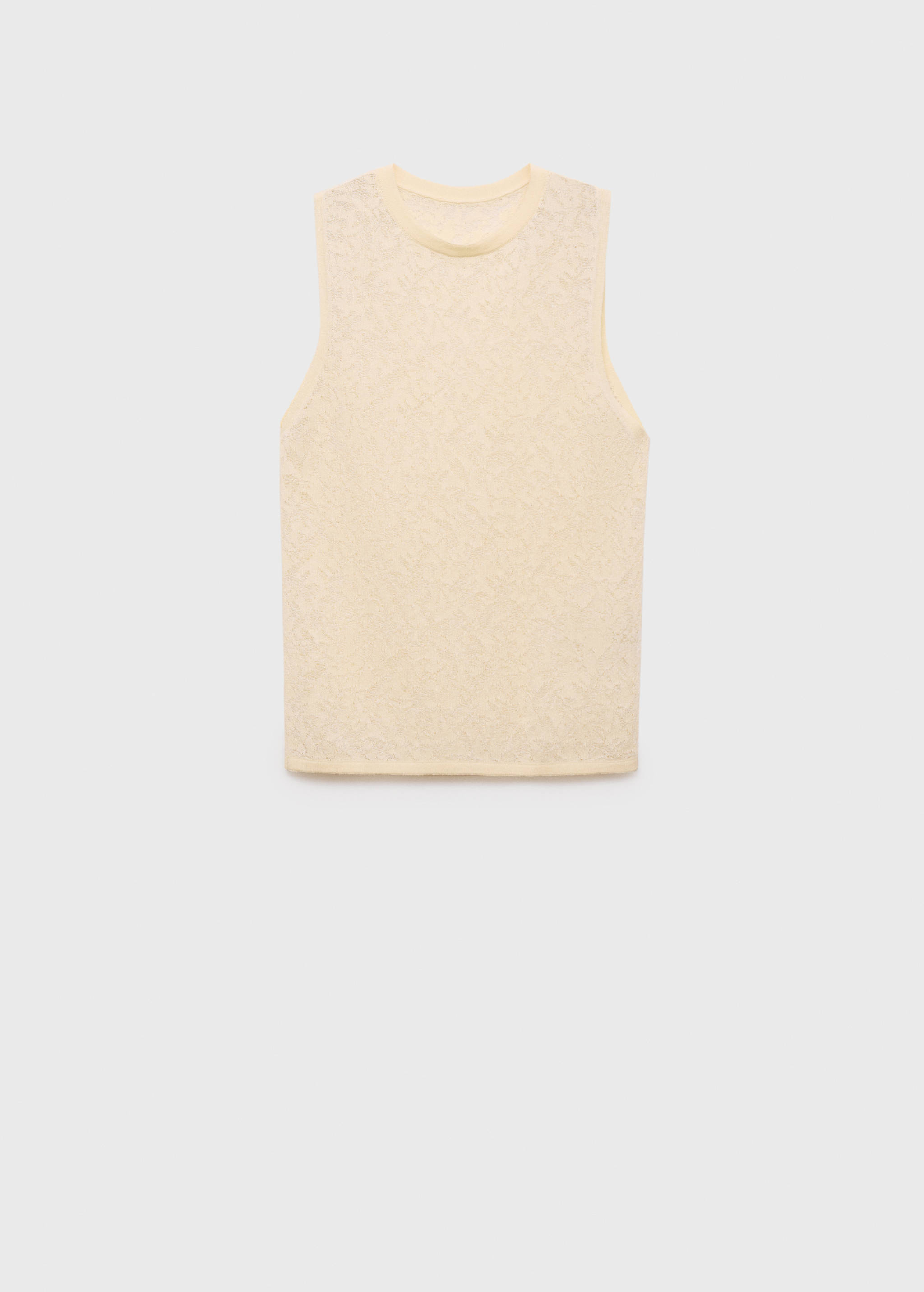 Openwork knit top - Article without model