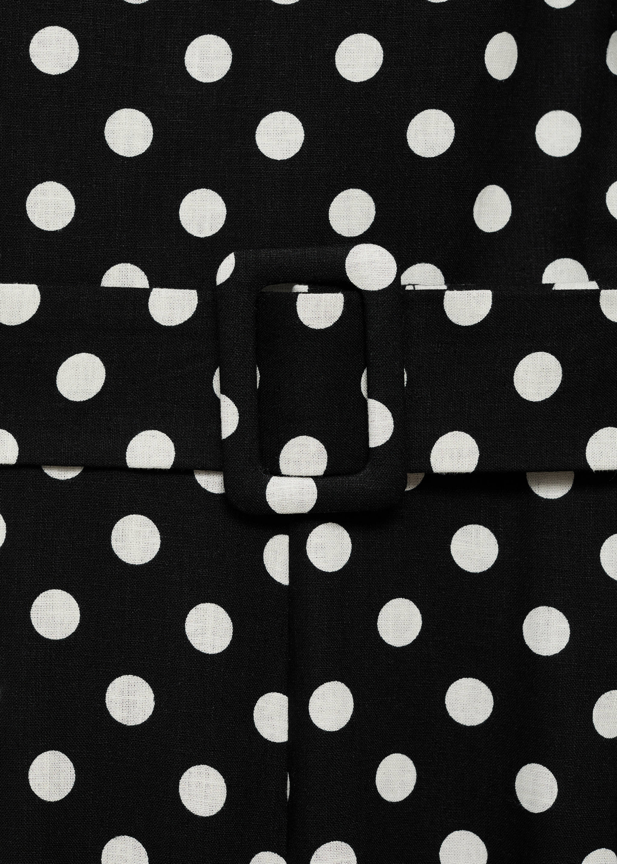 Polka-dot belt jumpsuit - Details of the article 8