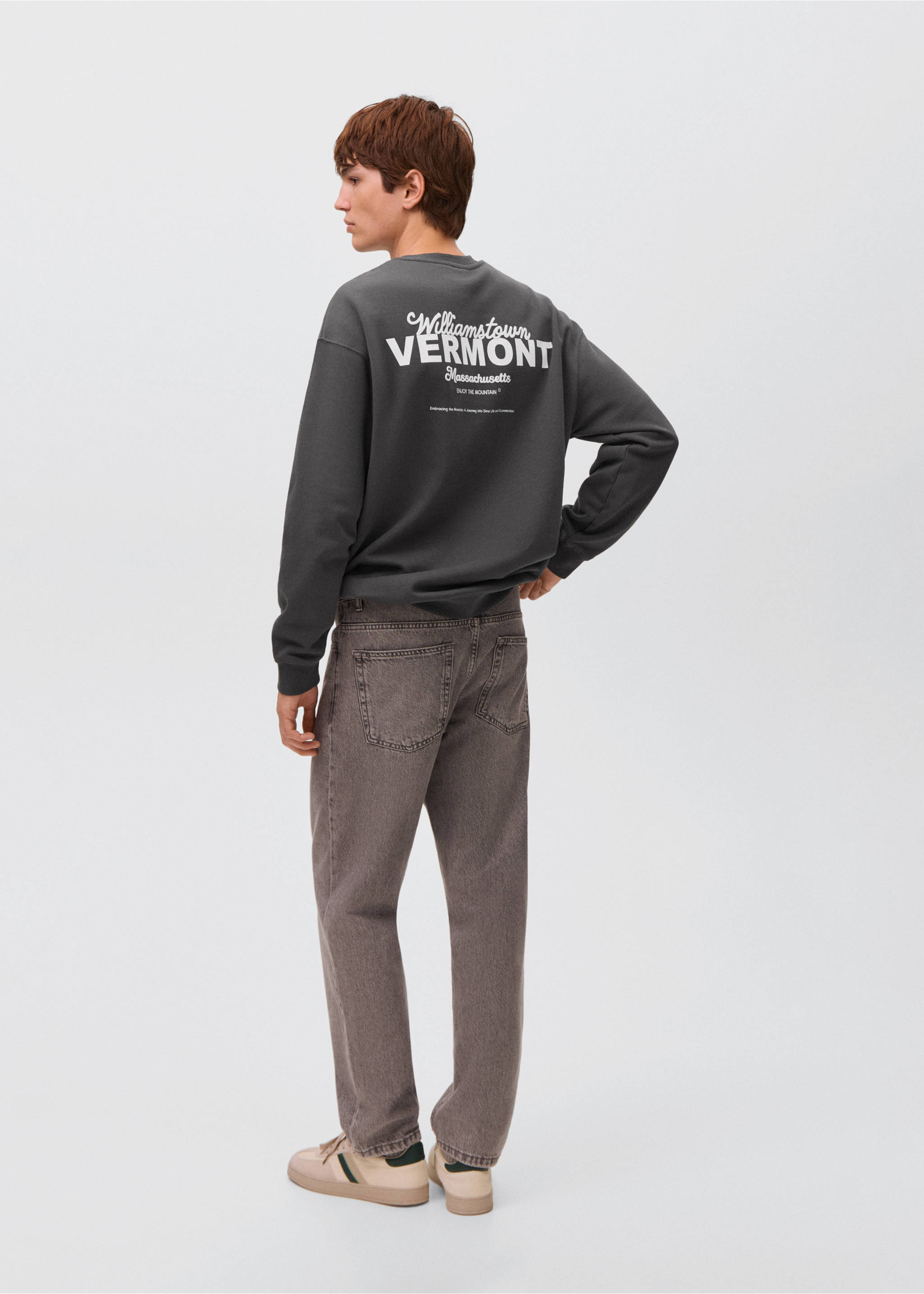 Τζιν regular fit - Πίσω όψη προϊόντος, Γκρι Ντένιμ. Ref: 17043279-00.
