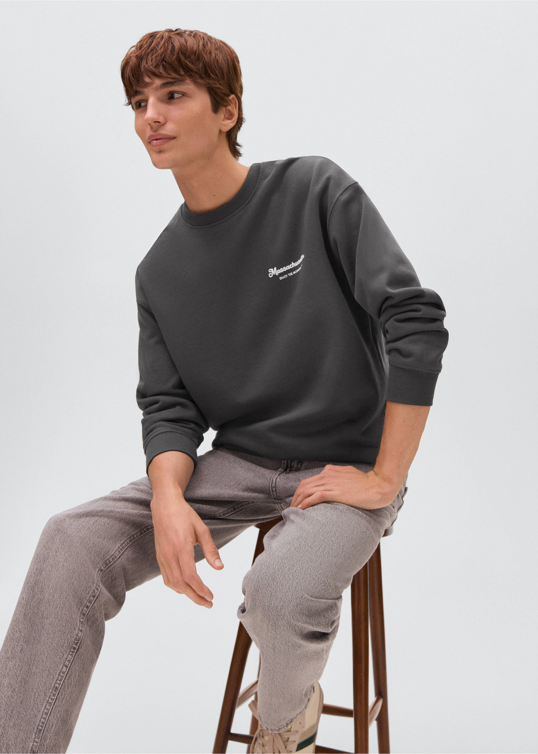 Τζιν regular fit - Λεπτομέρεια του προϊόντος 3, Γκρι Ντένιμ. Ref: 17043279-00.