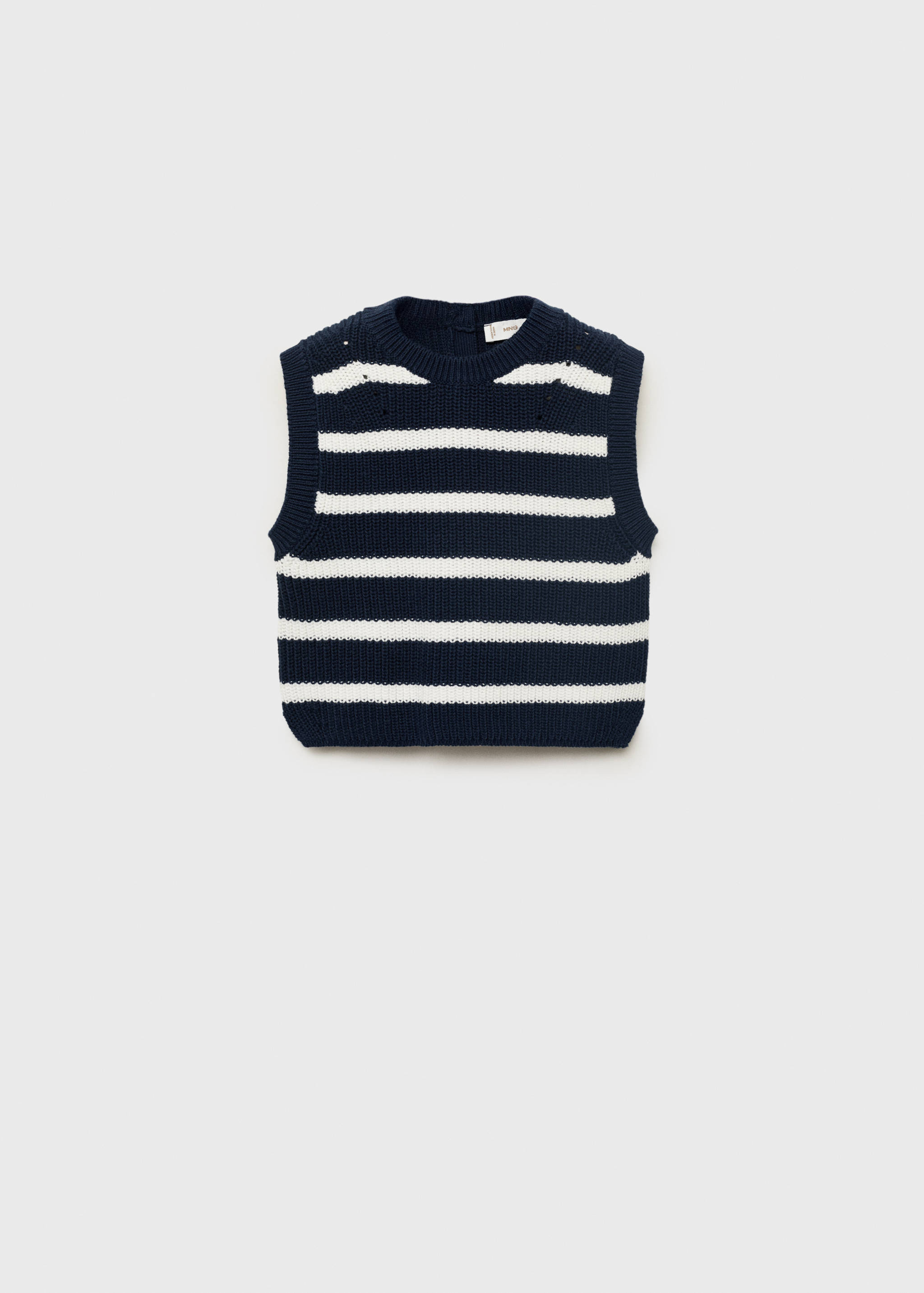 Gestreifter Strickpullunder - Artikel ohne Model
