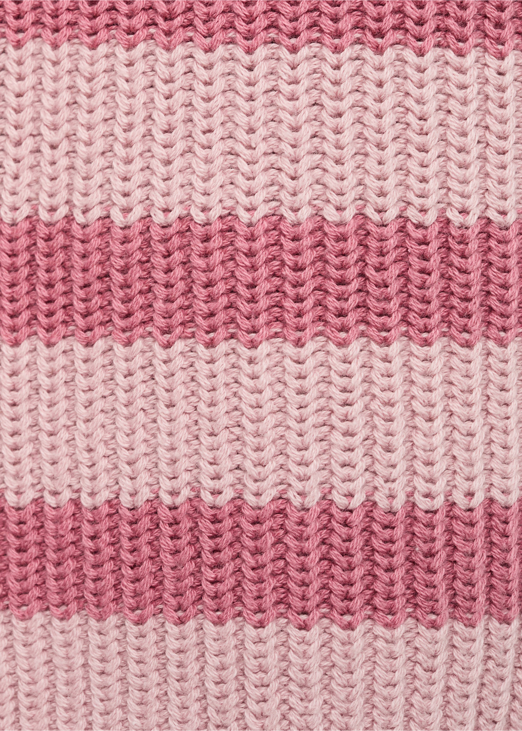 Striped knitted gilet - Details of the article 0, Pink. Ref: 17043282-00.