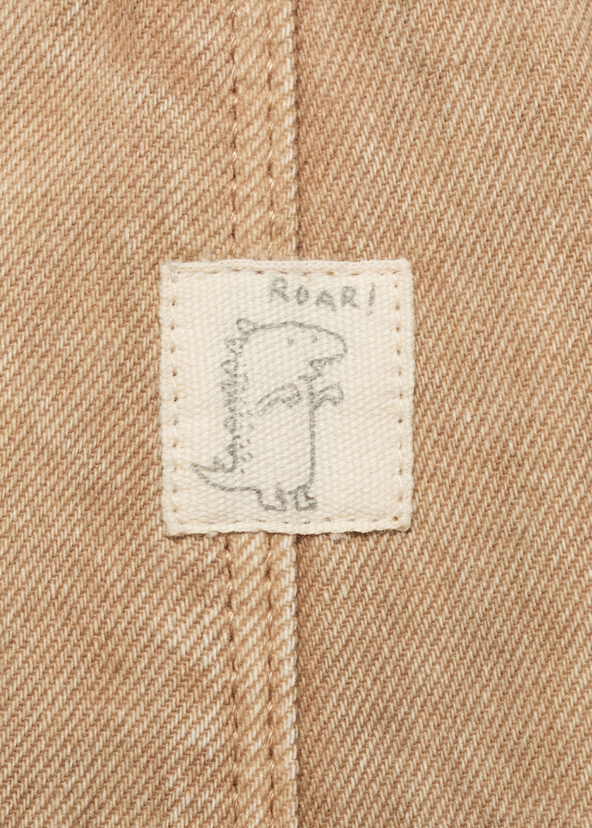 Long denim dungarees - Details of the article 0