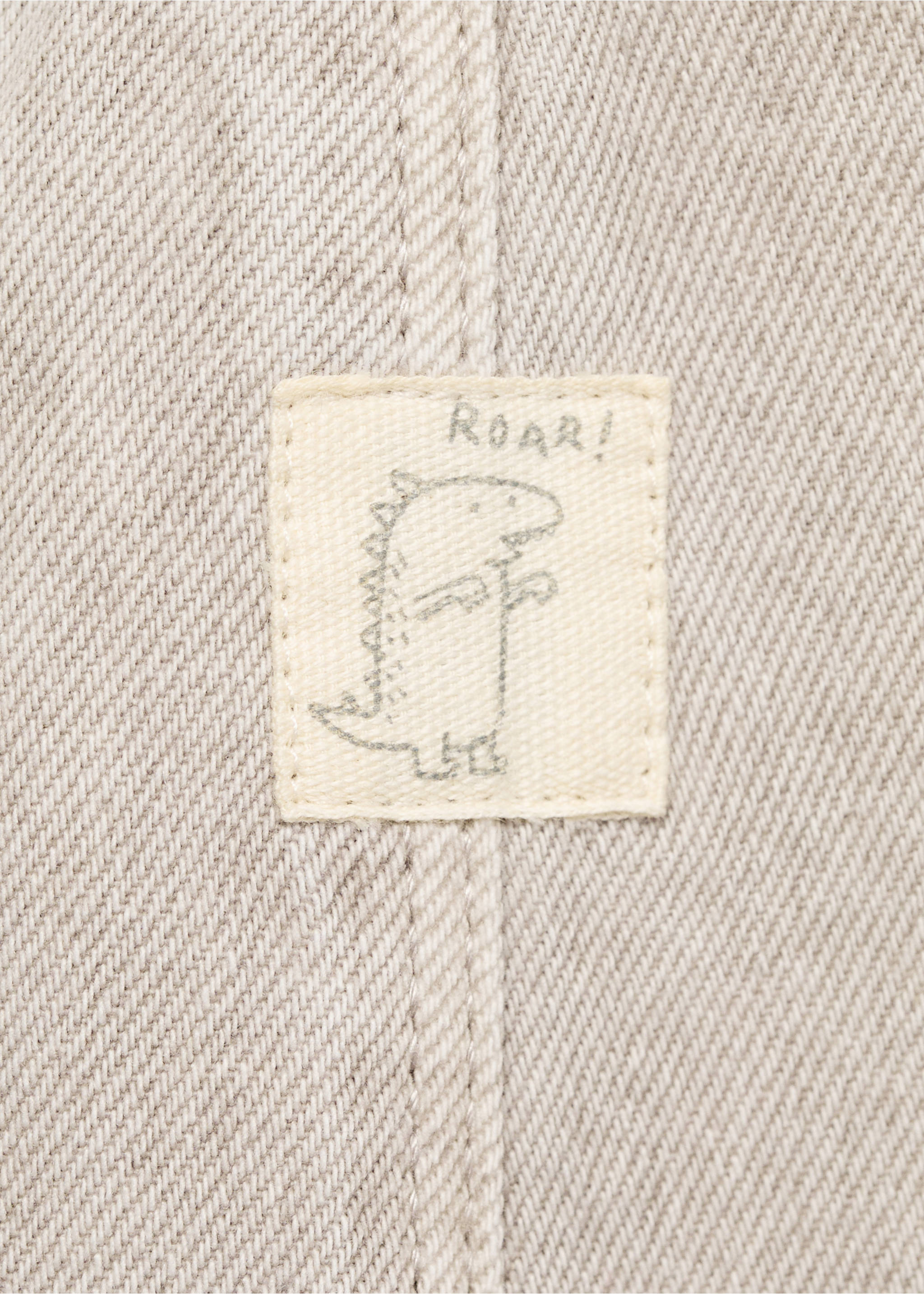 Long denim dungarees - Details of the article 0, Grey. Ref: 17043283-00.