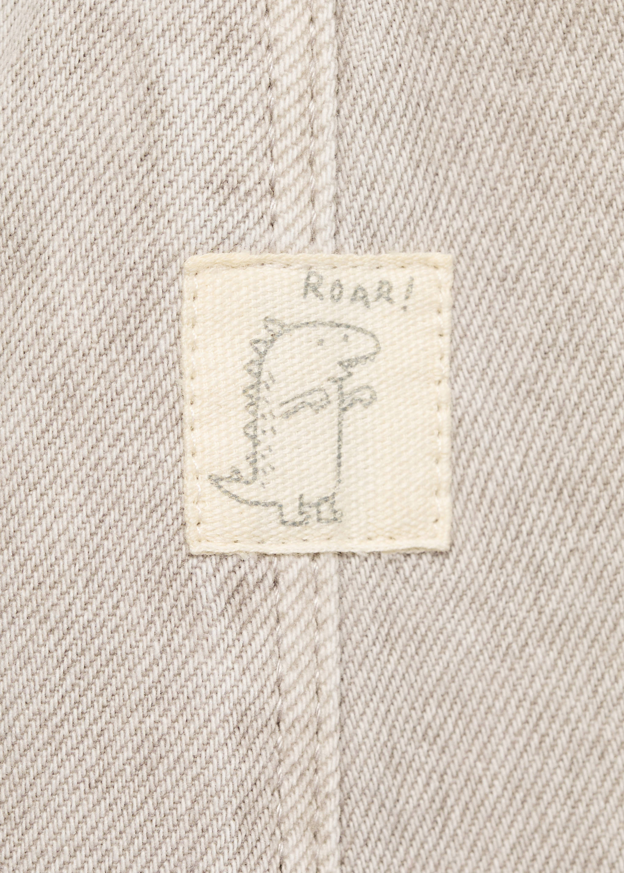 Long denim dungarees - Details of the article 0