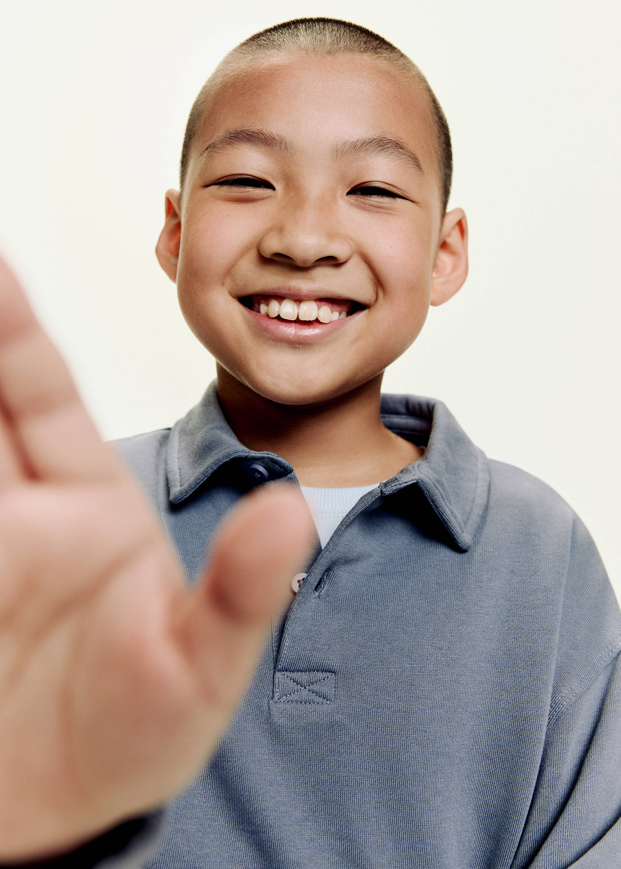 Polo-neck sweatshirt - Details of the article 1