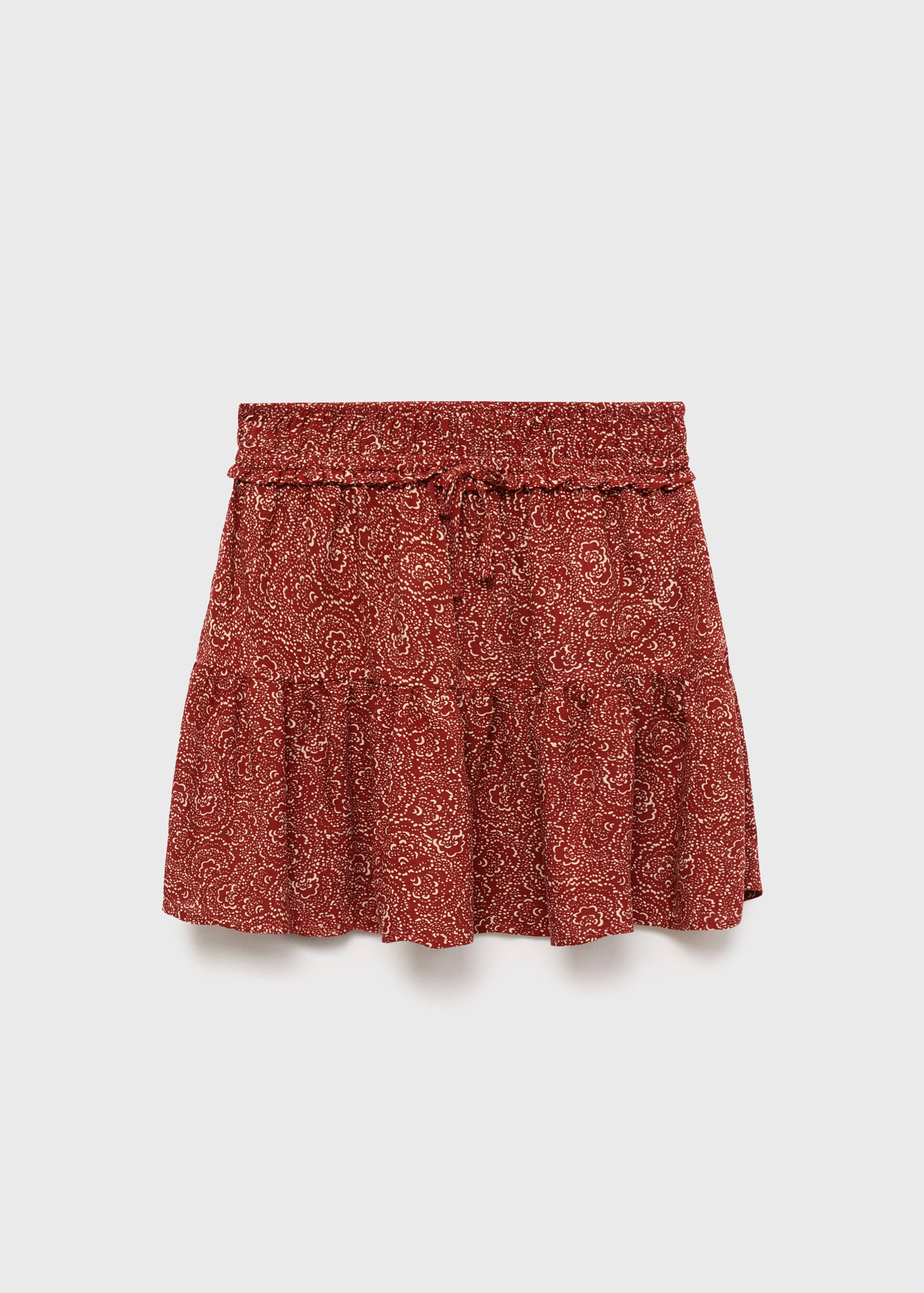 Printed short skirt - Article without model