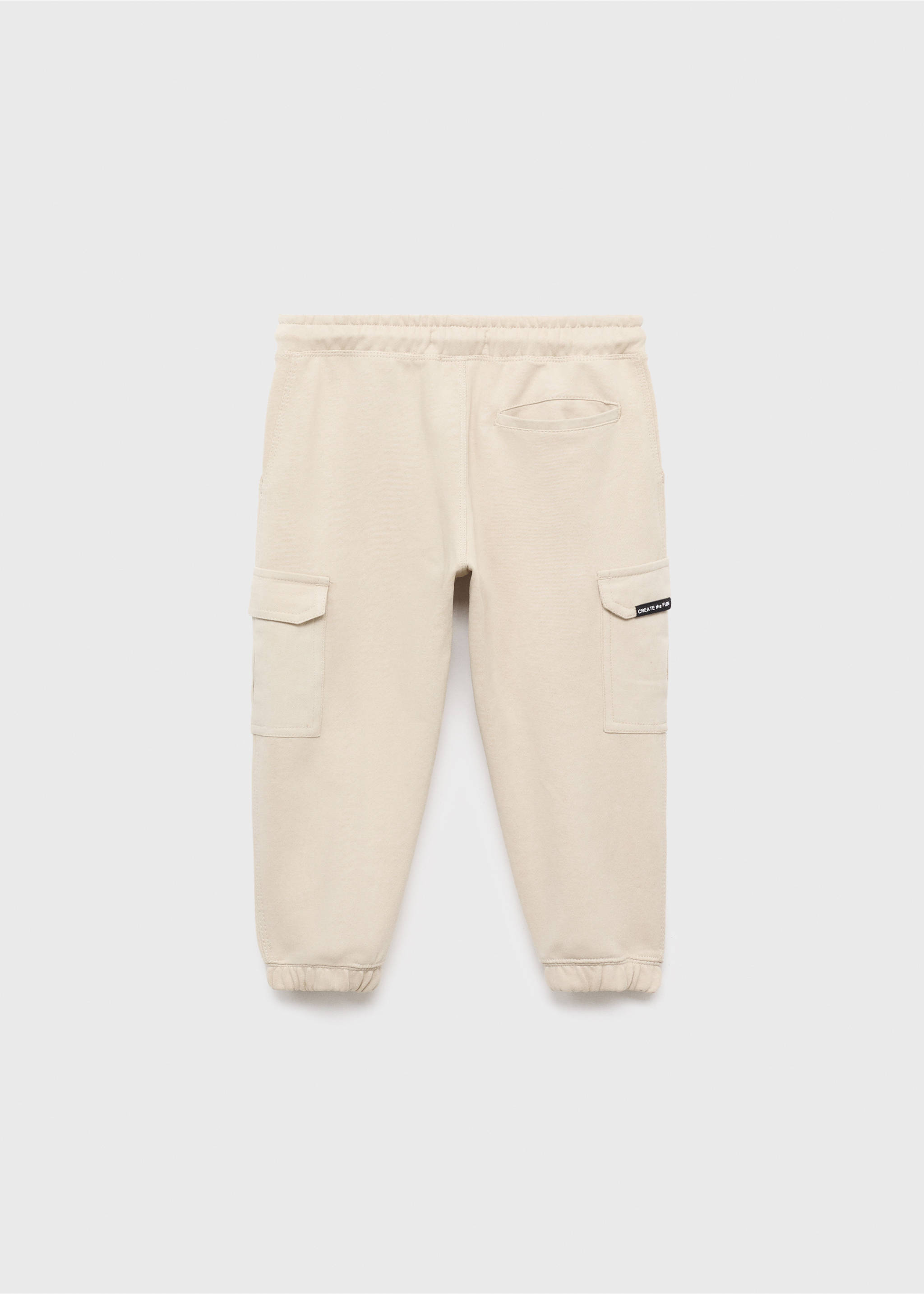 Joggers cargo cordón - Reverso del artículo, Arena. Ref: 17043287-00.