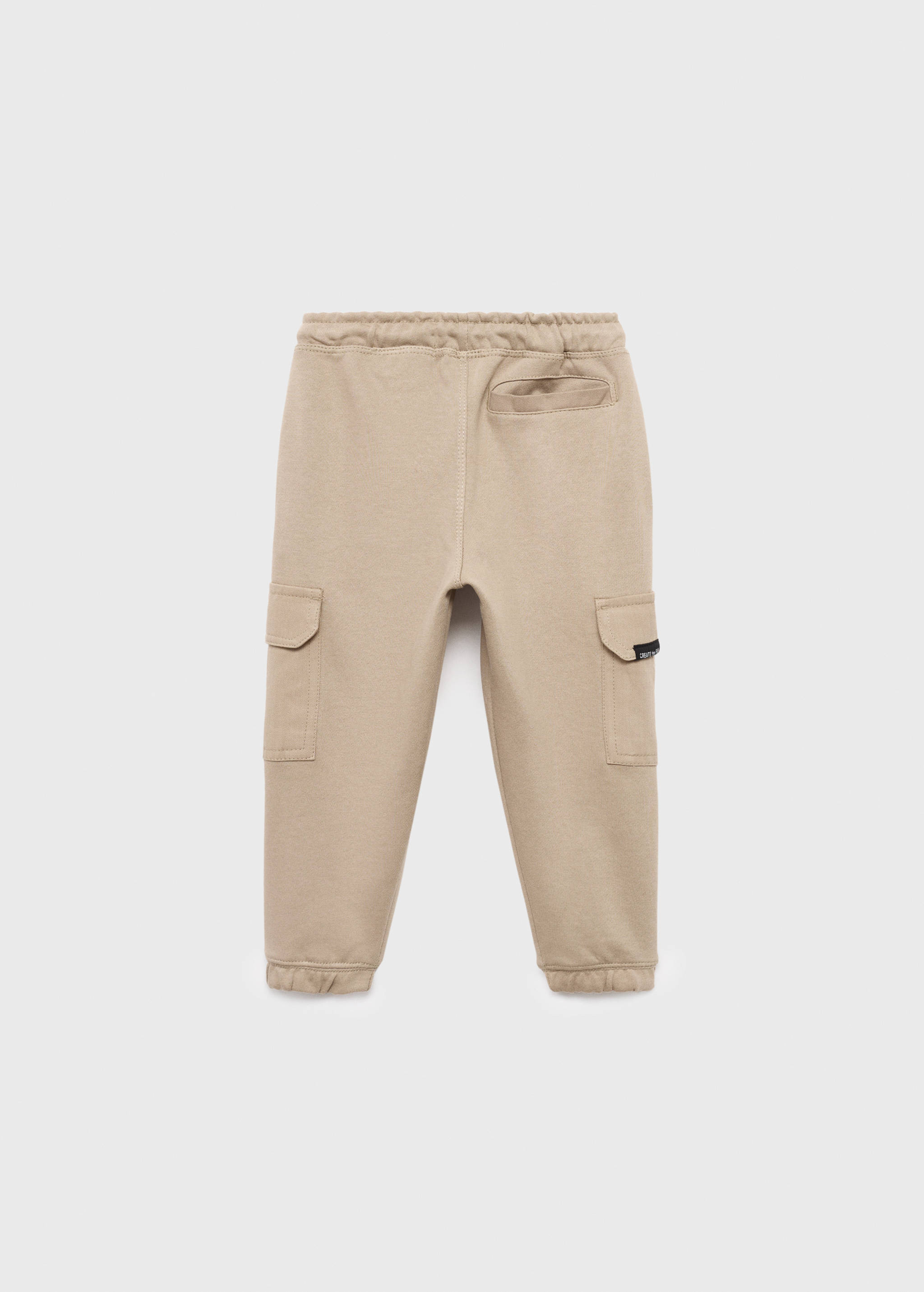 Cargo joggers with drawstring - Reverse of the article