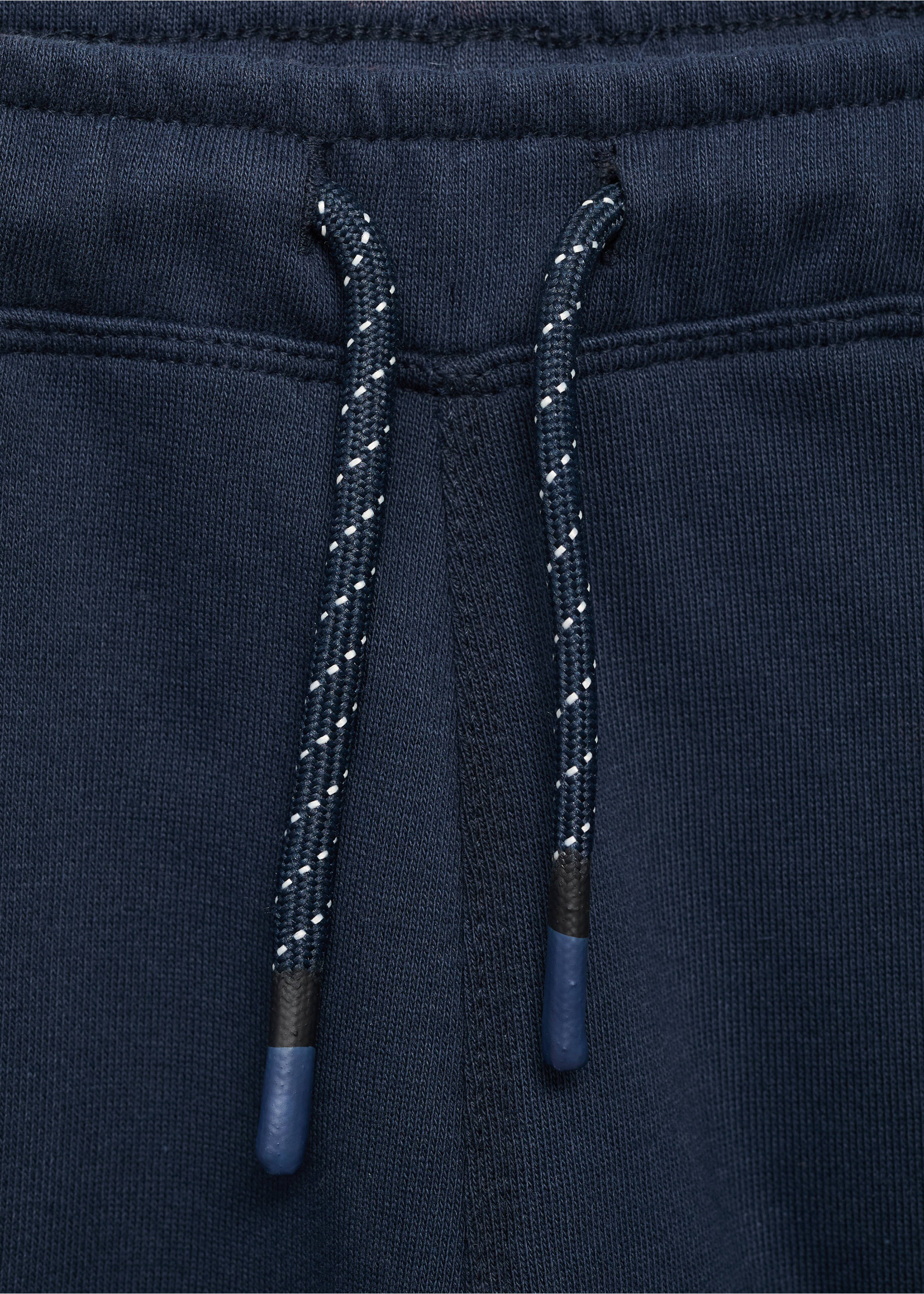 Cargo joggers with drawstring - Details of the article 8, Navy. Ref: 17043287-00.