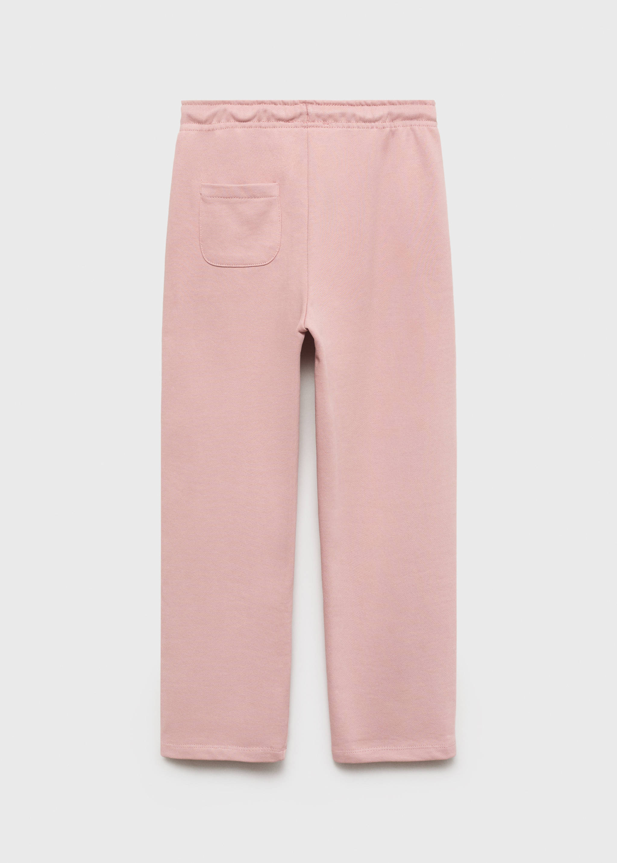 Cotton joggers with elastic waist - Reverse of the article