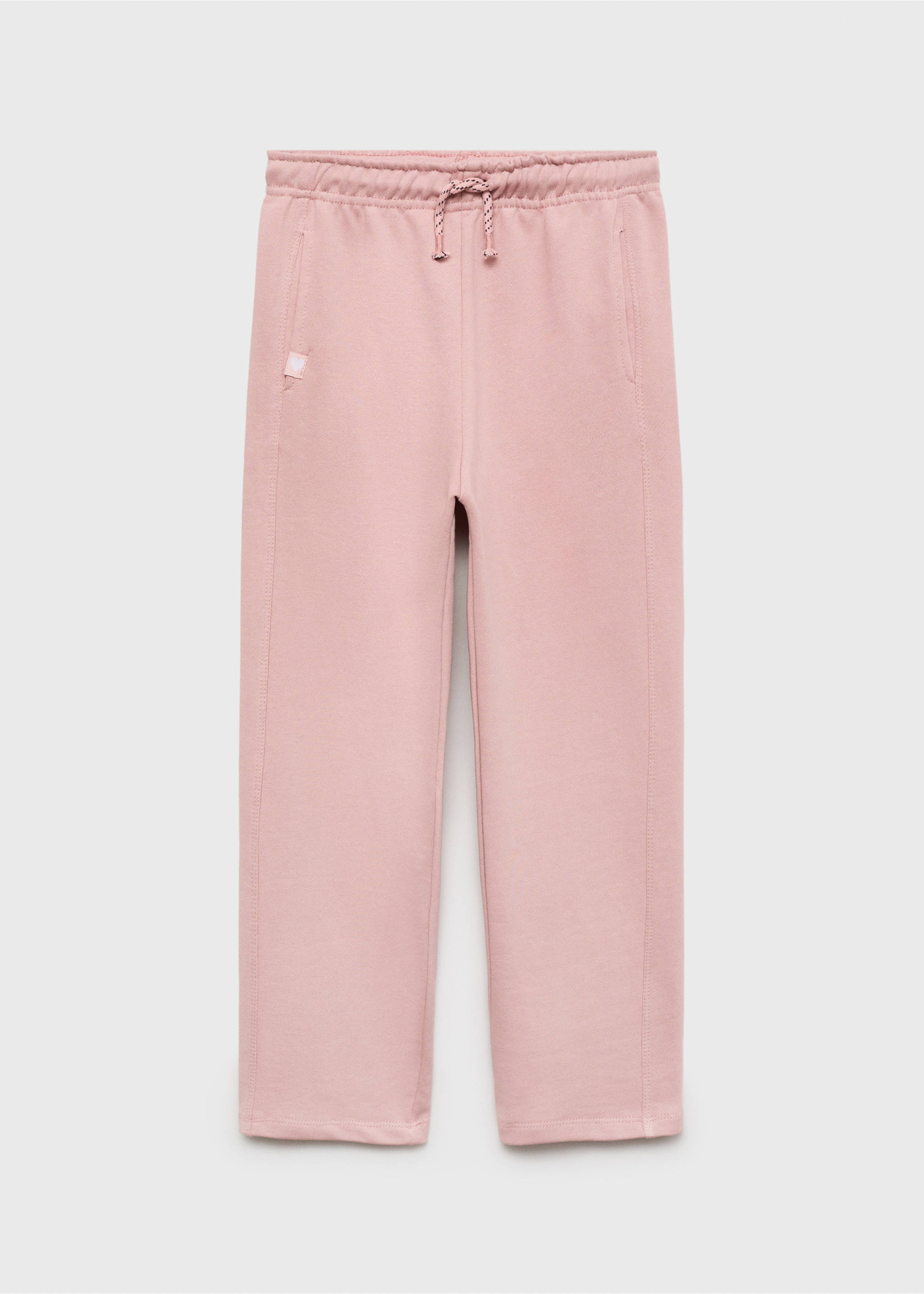 Cotton joggers with elastic waist - Article without model, Pink. Ref: 17043290-00.