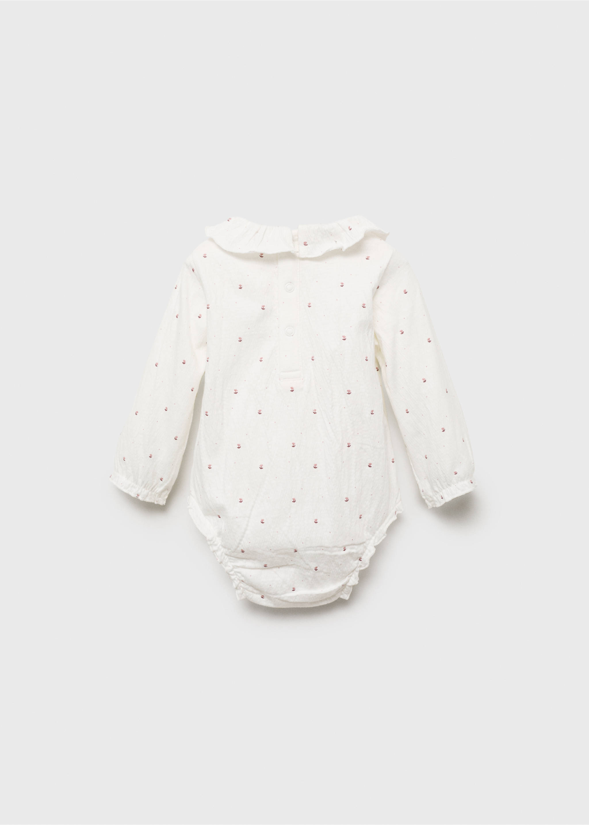Floral printed body - Reverse of the article, Off White. Ref: 17043291-00.