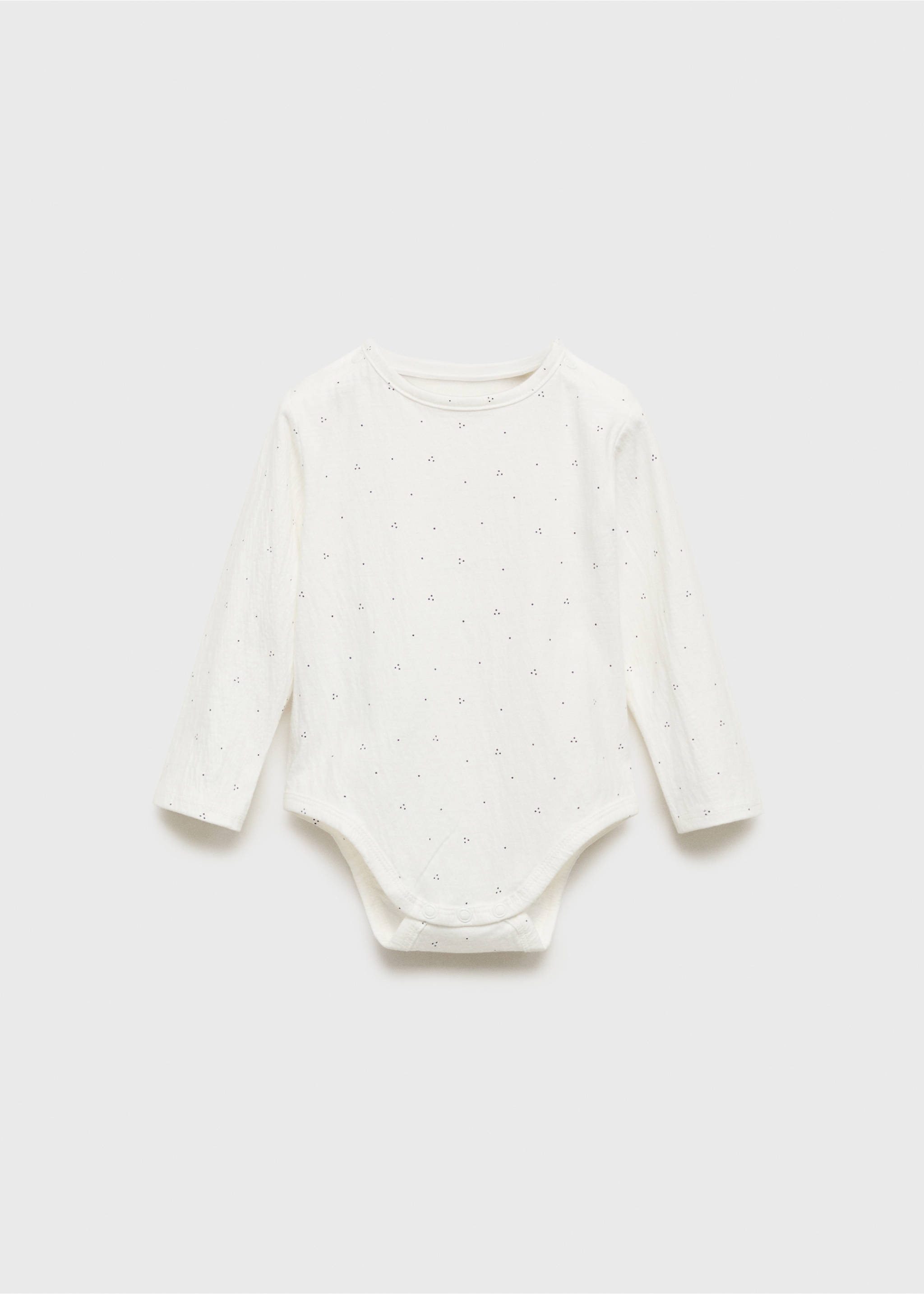 Printed cotton body - Article without model, Off White. Ref: 17043292-00.