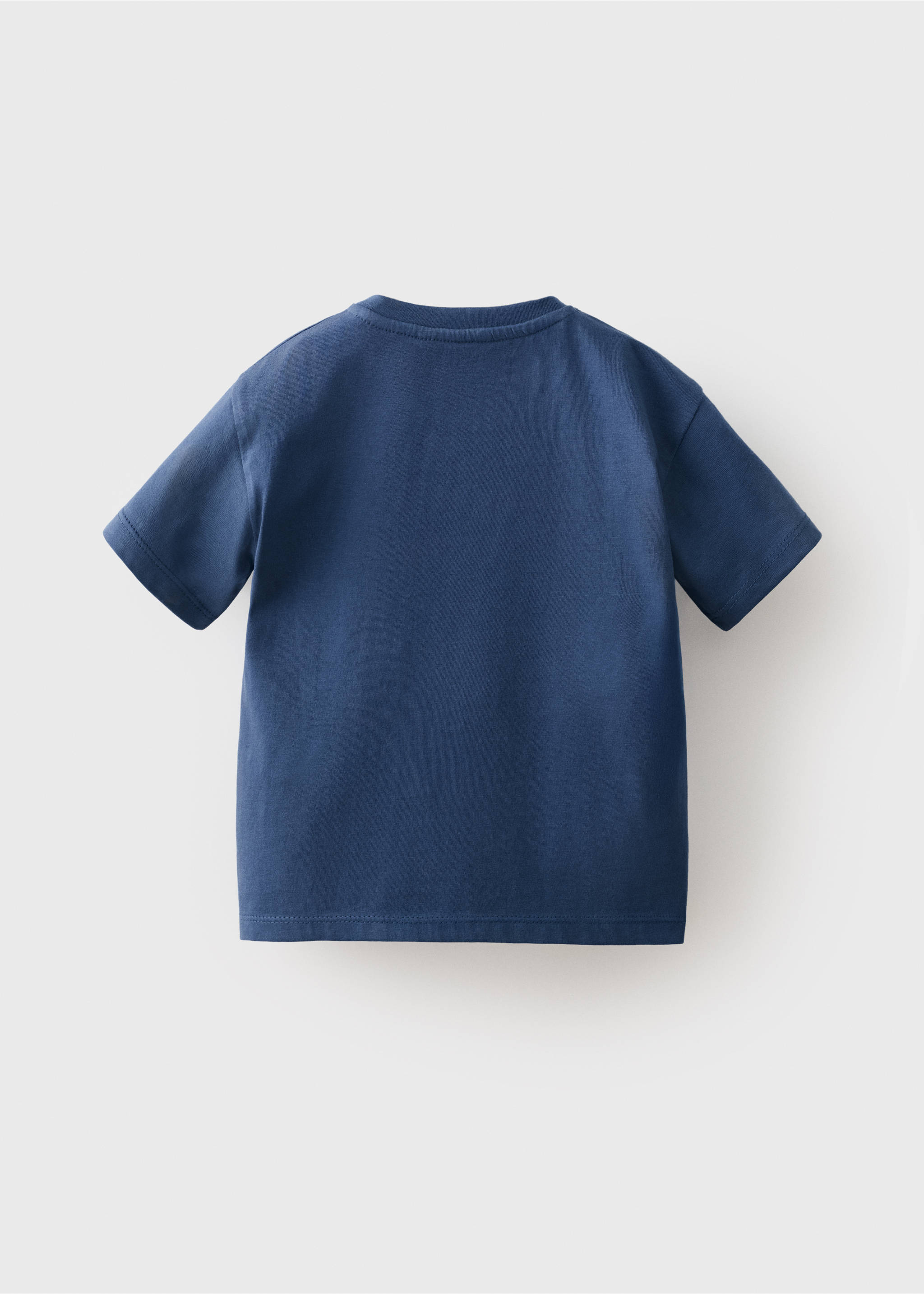 Dog printed T-shirt - Reverse of the article, Night Blue. Ref: 17043293-00.