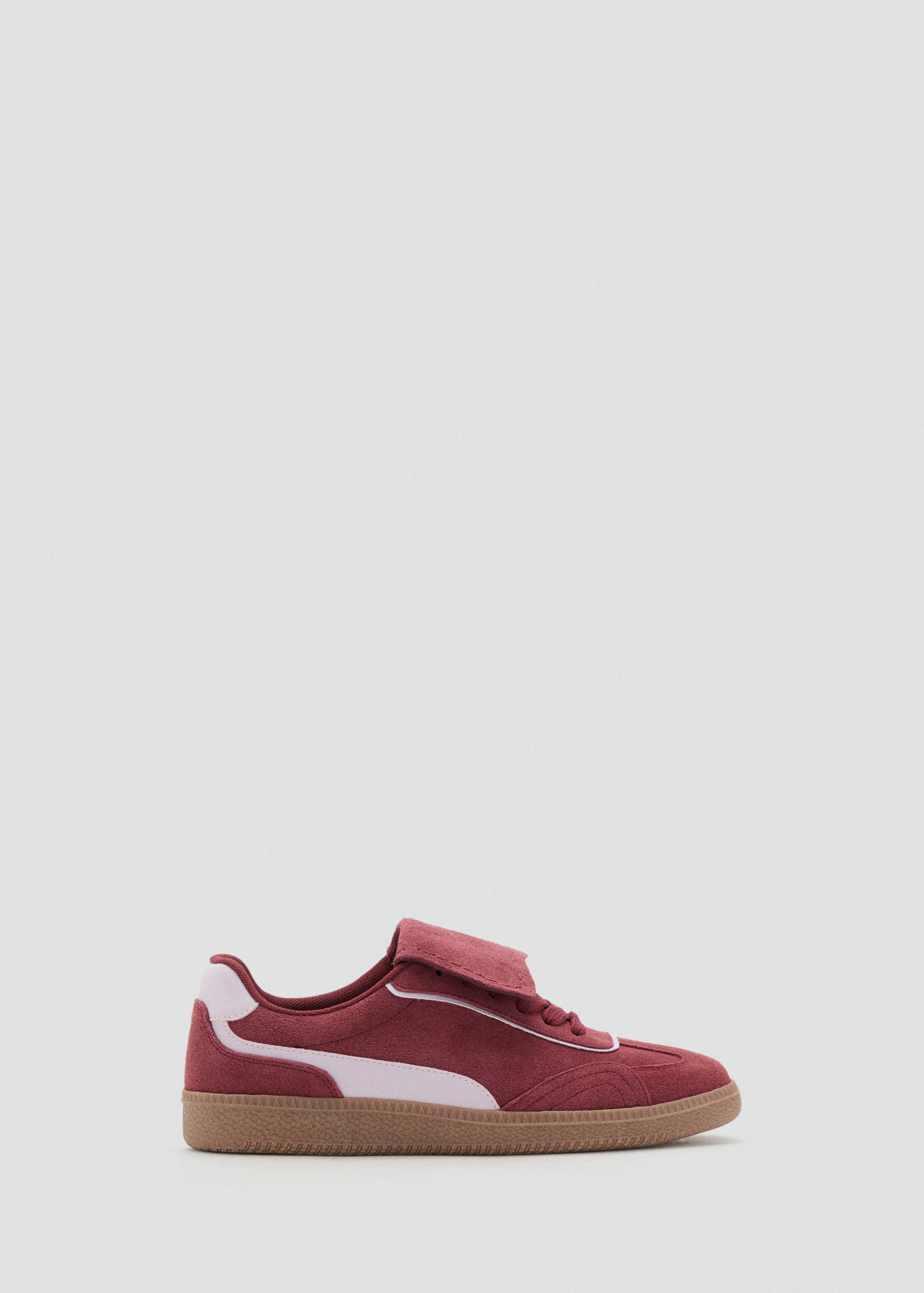 Combined suede leather sneakers - Article without model