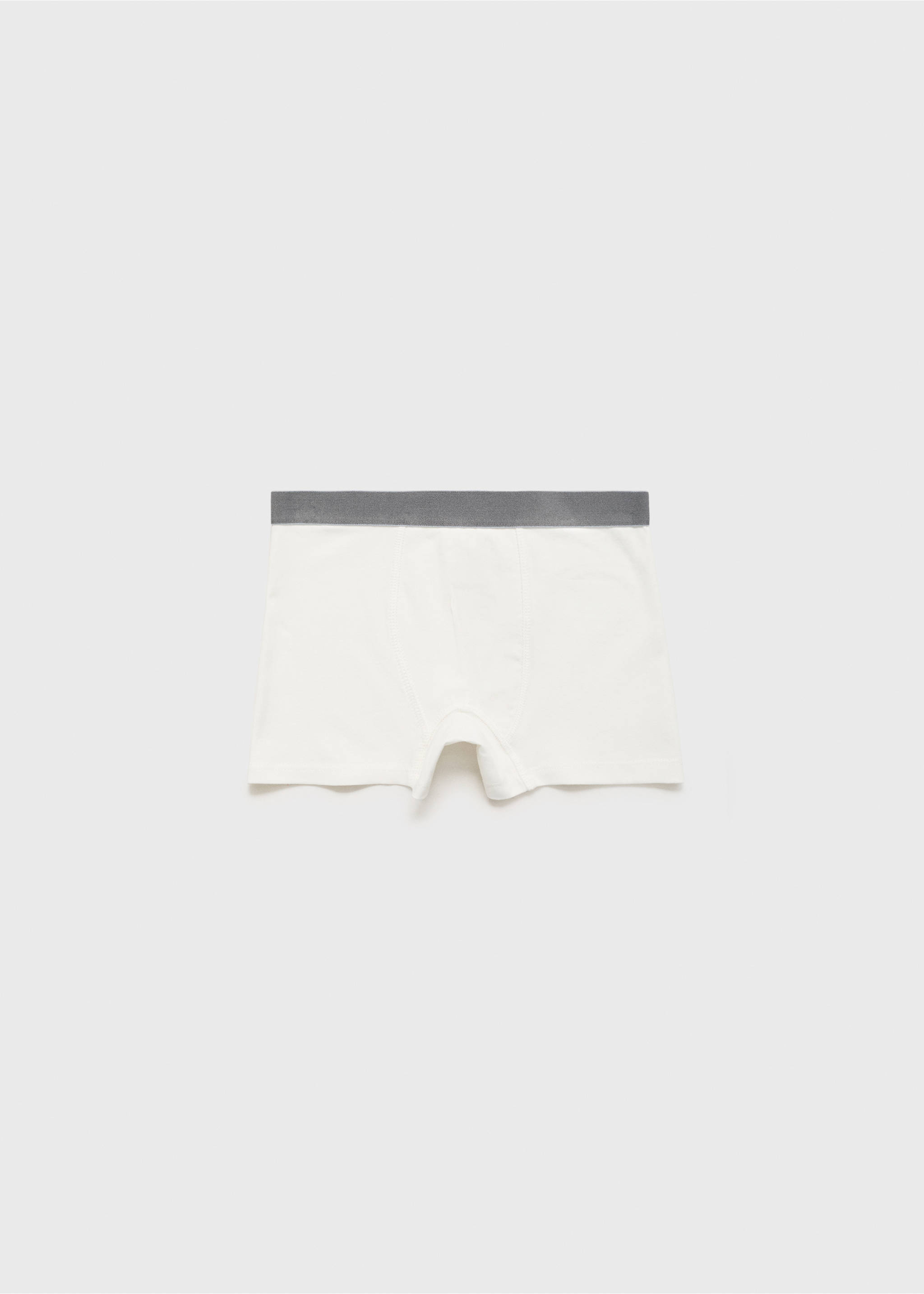 Lot 3 slips combinés - Verso de l’article, Gris chiné moyen. Ref: 17043302-00.