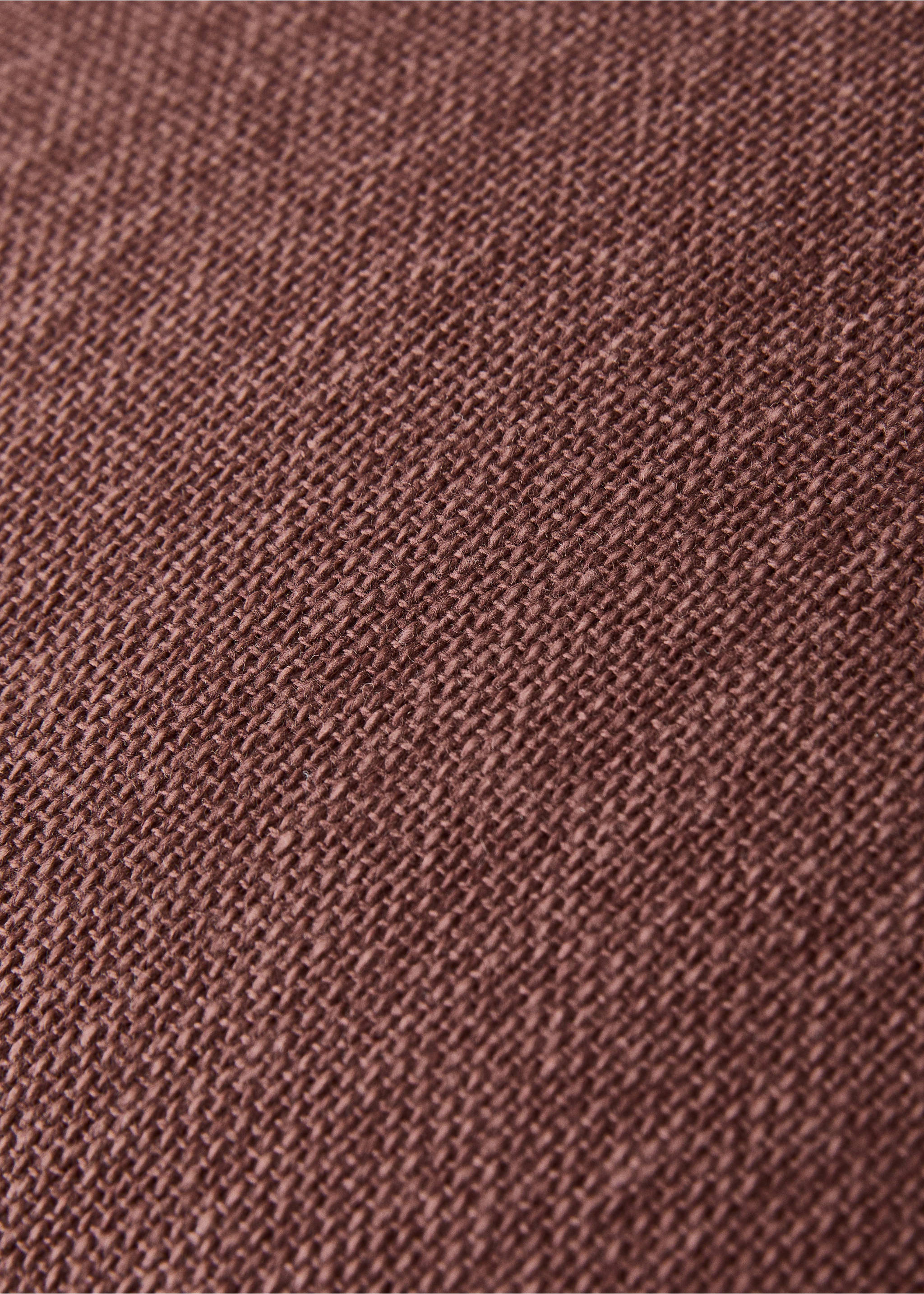 Paspelierter Kissenbezug 45 x 45 cm - Detail des Artikels 2, Bräunliches Orange. Ref: 17043310-00.