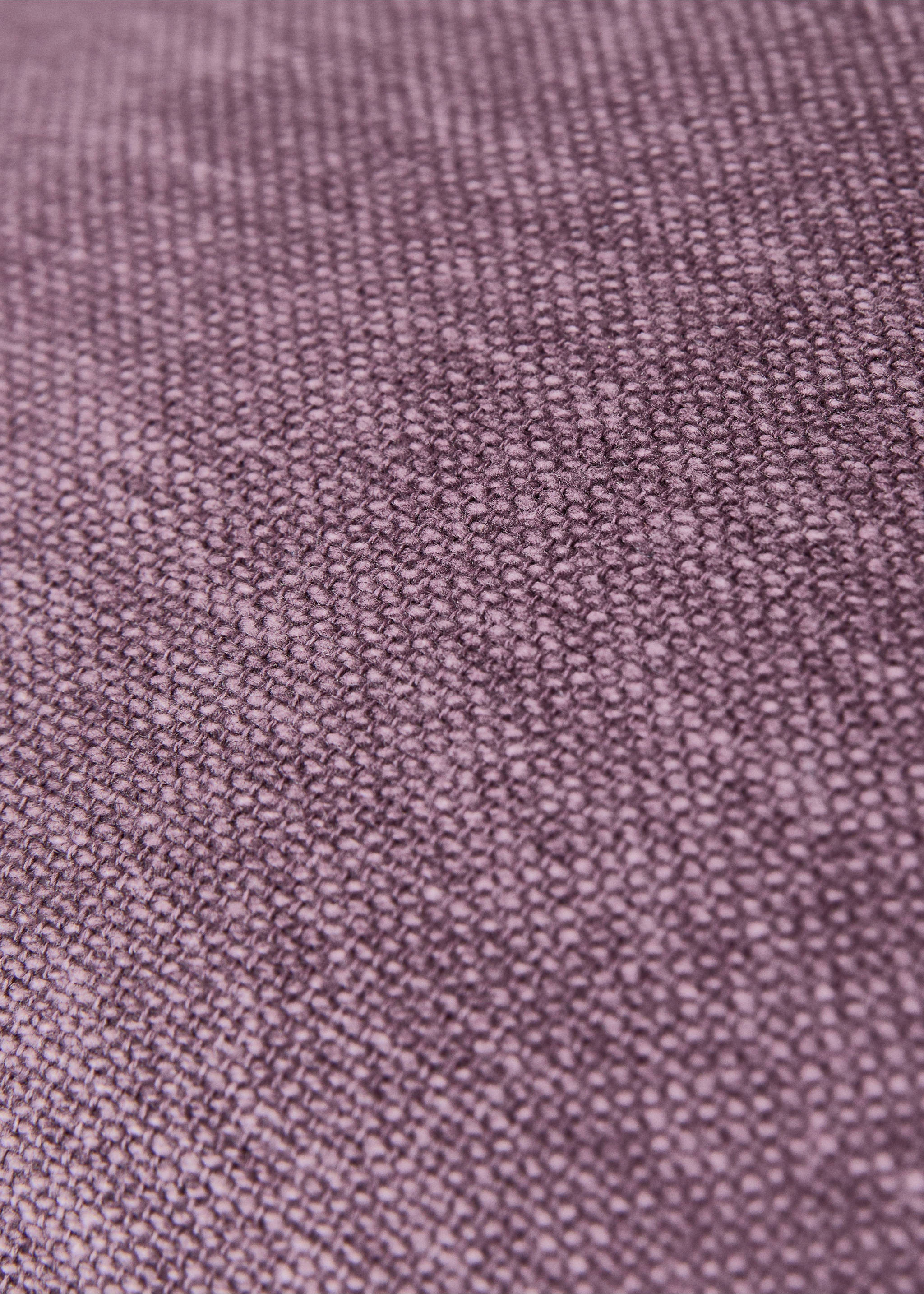 Paspelierter Kissenbezug 45 x 45 cm - Detail des Artikels 4, Dunkelrot. Ref: 17043310-00.