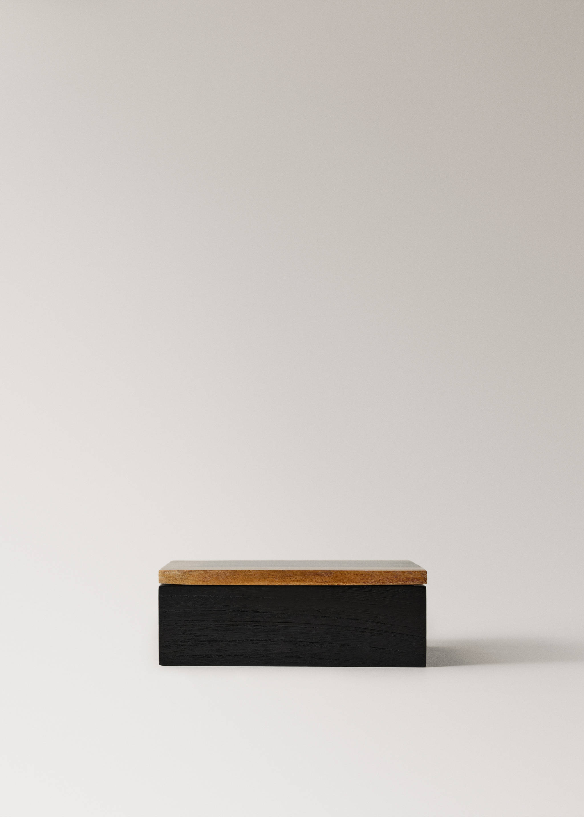 Grande boîte décorative en bois pétrifié - Article sans modèle