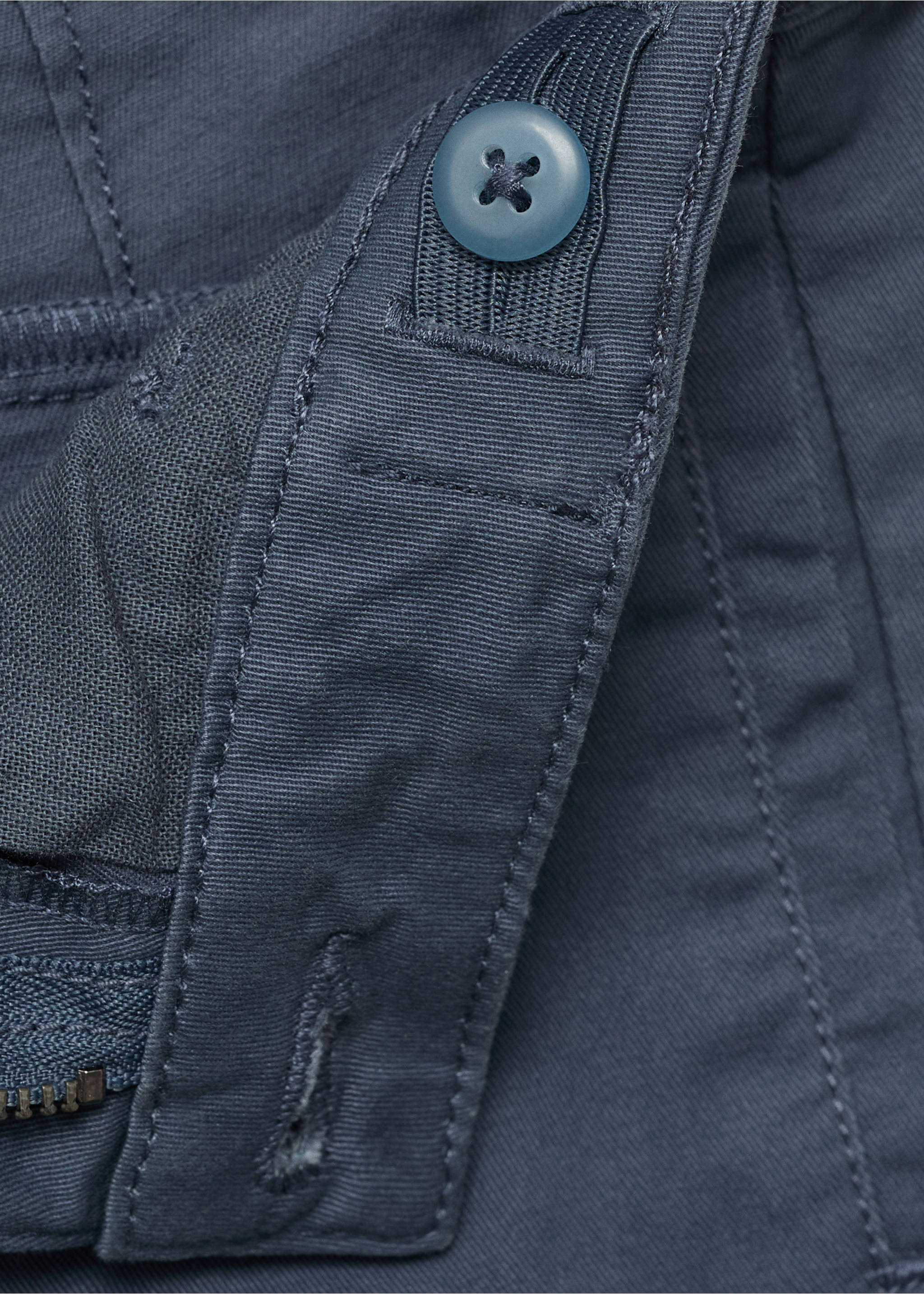 Cargohose aus Baumwolle - Detail des Artikels 8, Blau. Ref: 17043792-00.