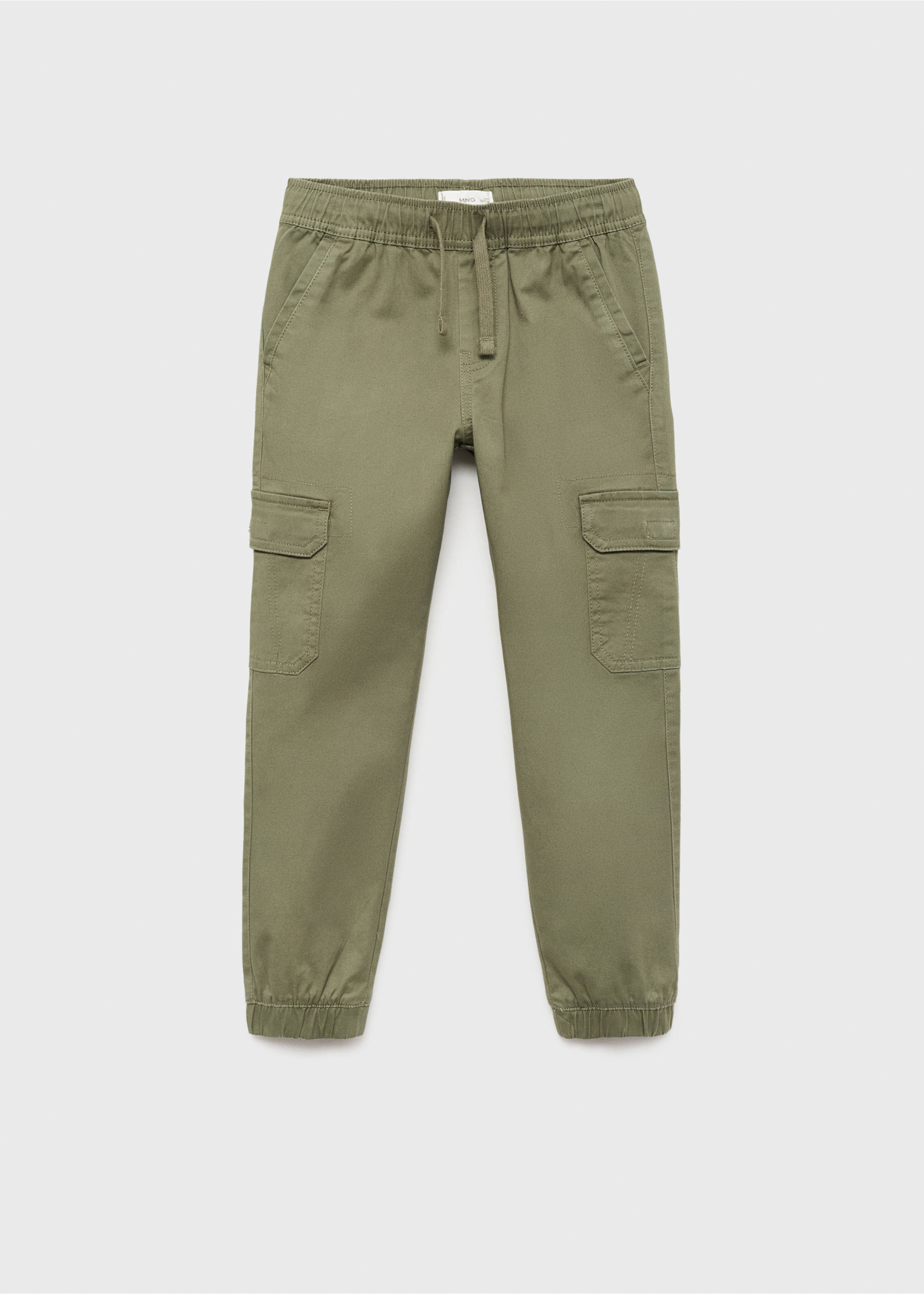 Bavlněné kalhoty s kapsami - Zboží bez modelu, Khaki. Ref: 17043793-00.