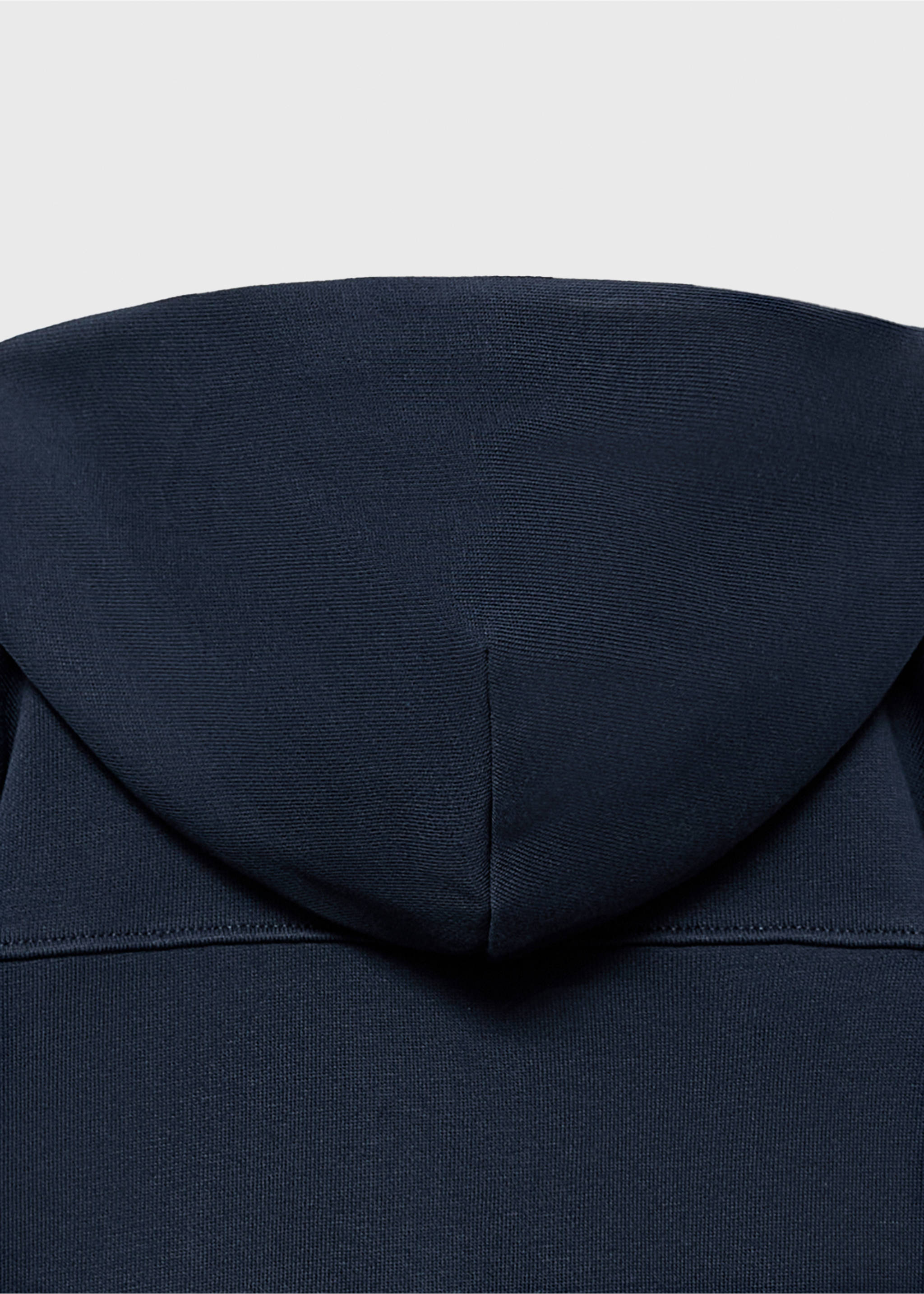 Katoenen hoodie - Detail van het artikel 0, Marineblauw. Ref: 17043796-00.