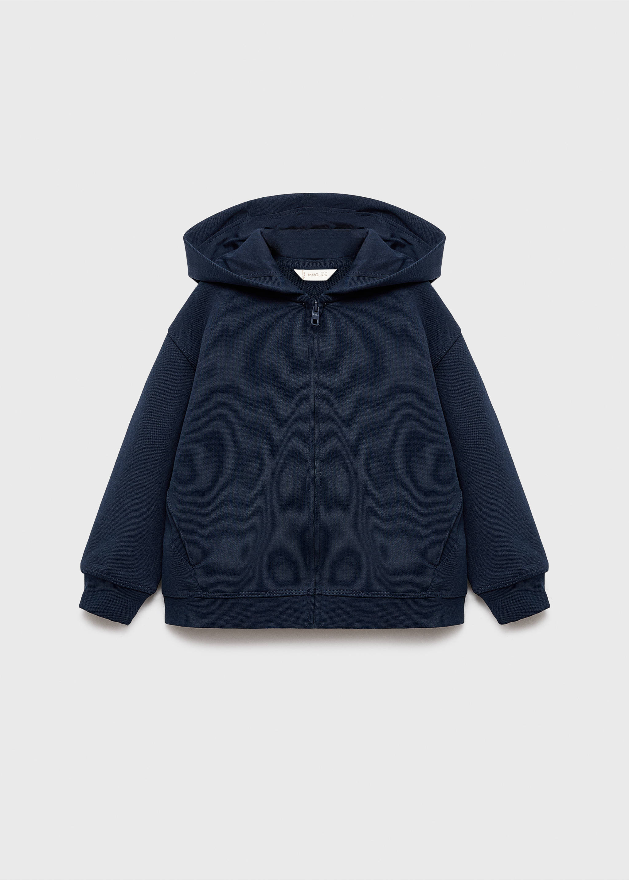 Katoenen hoodie - Artikel zonder model, Marineblauw. Ref: 17043796-00.