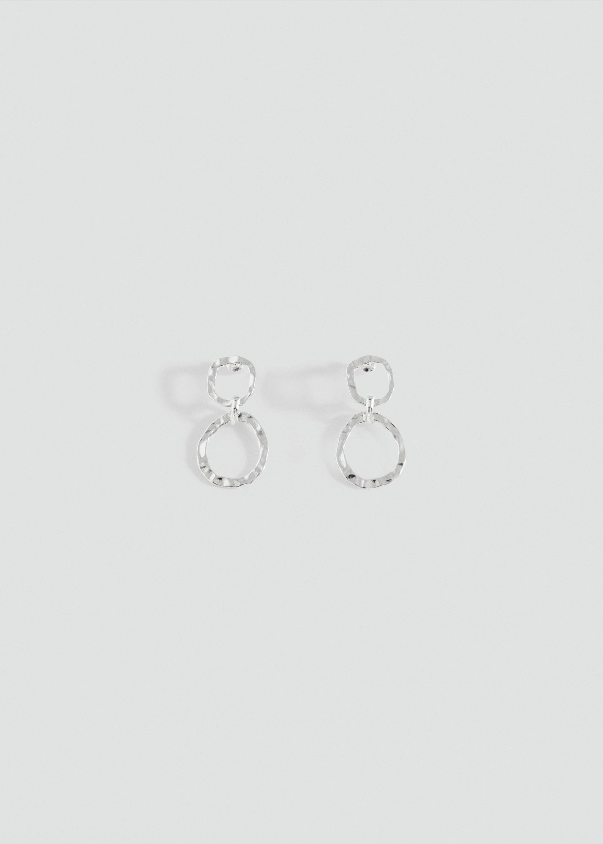 Combined earrings - Article without model, Silver. Ref: 17043806-00.
