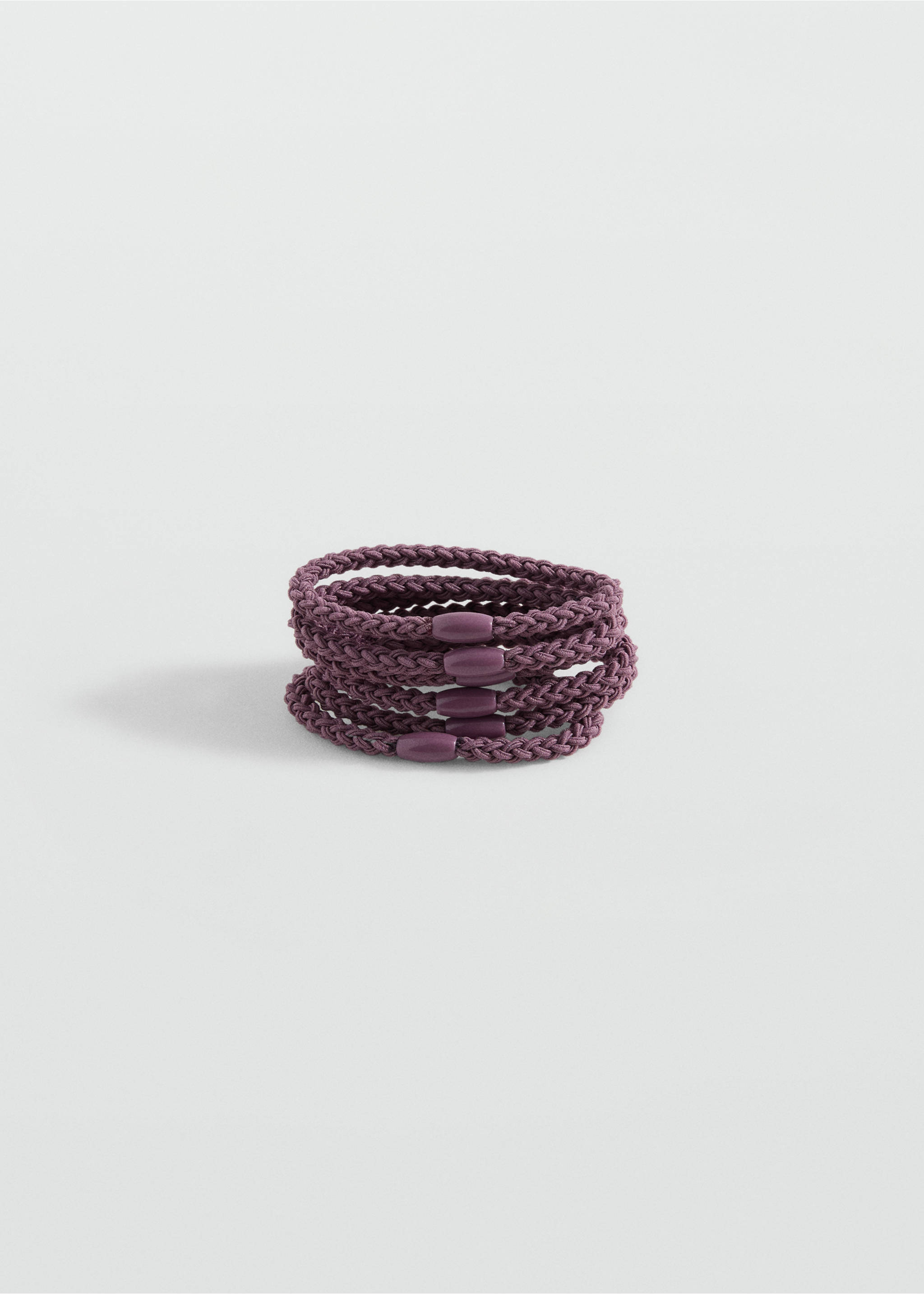 Pack 6 hair ties - Article without model, Light/Pastel Purple. Ref: 17043820-00.